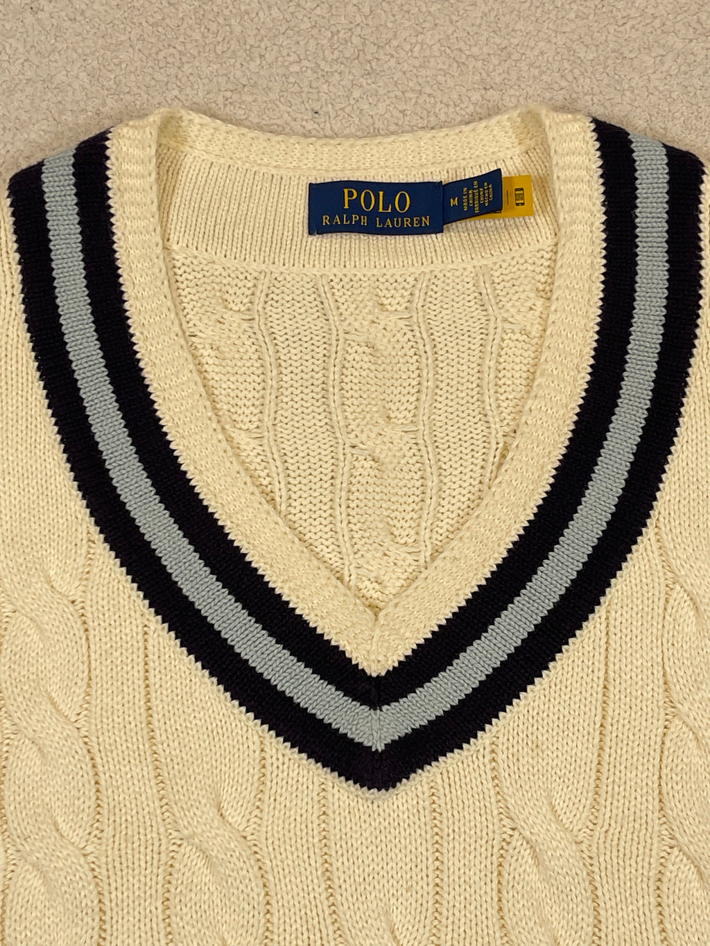 Polo Ralph Lauren Iconic Cotton Cricket Sweater M