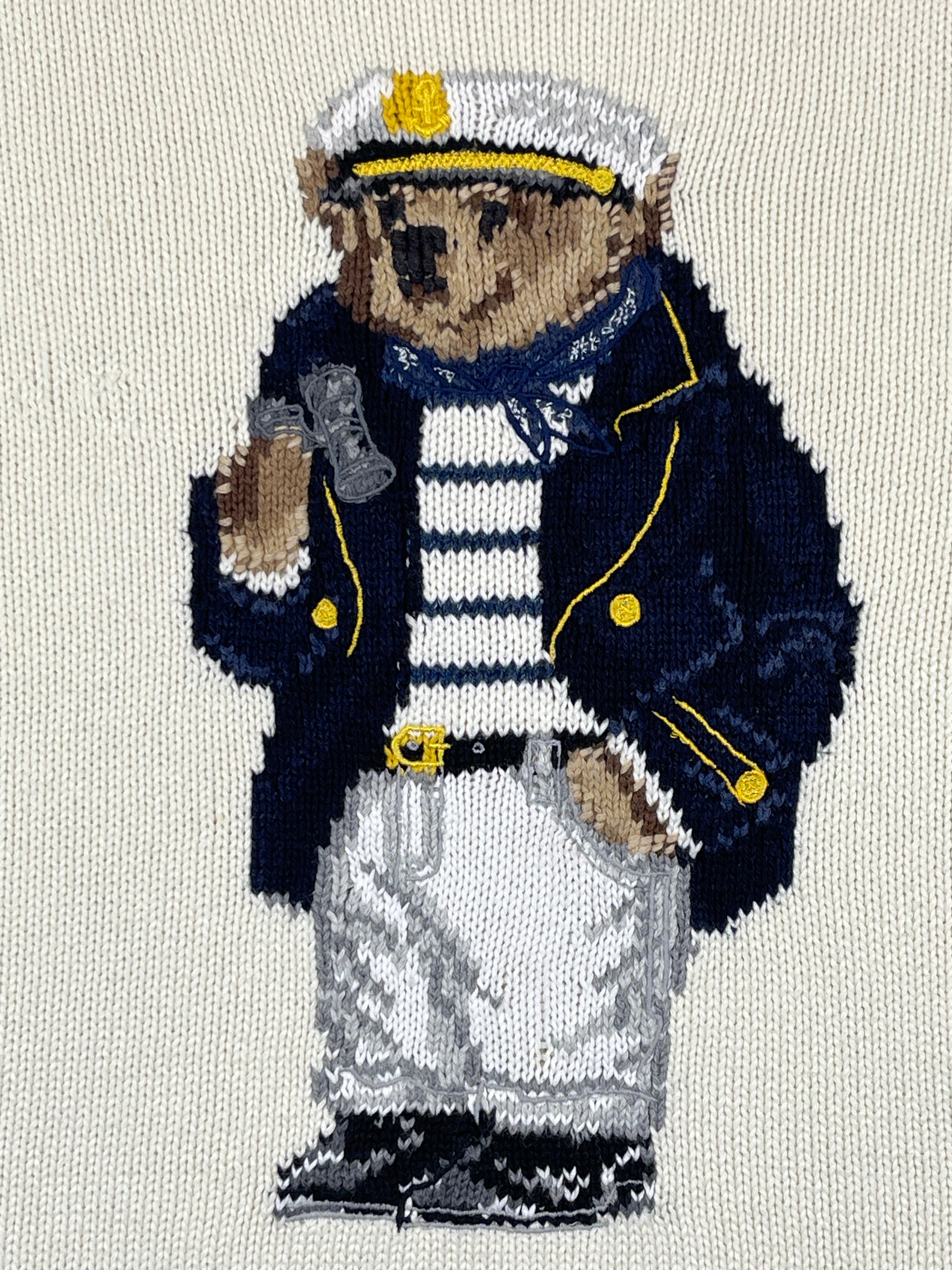 Polo Ralph Lauren Captain Polo Bear Cotton Sweater