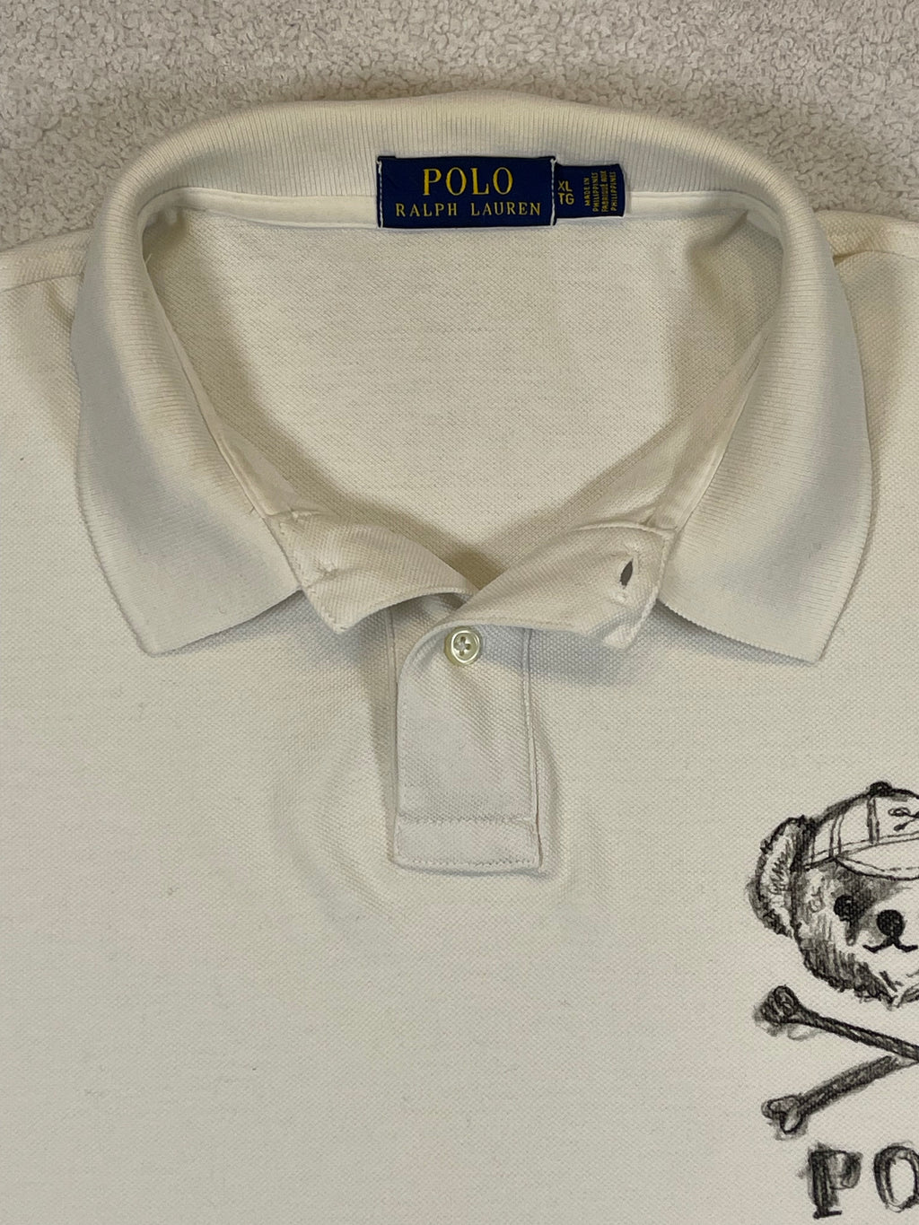 Polo Ralph Lauren Polo Bear Long-Sleeve Cotton Piqué Polo Shirt XL