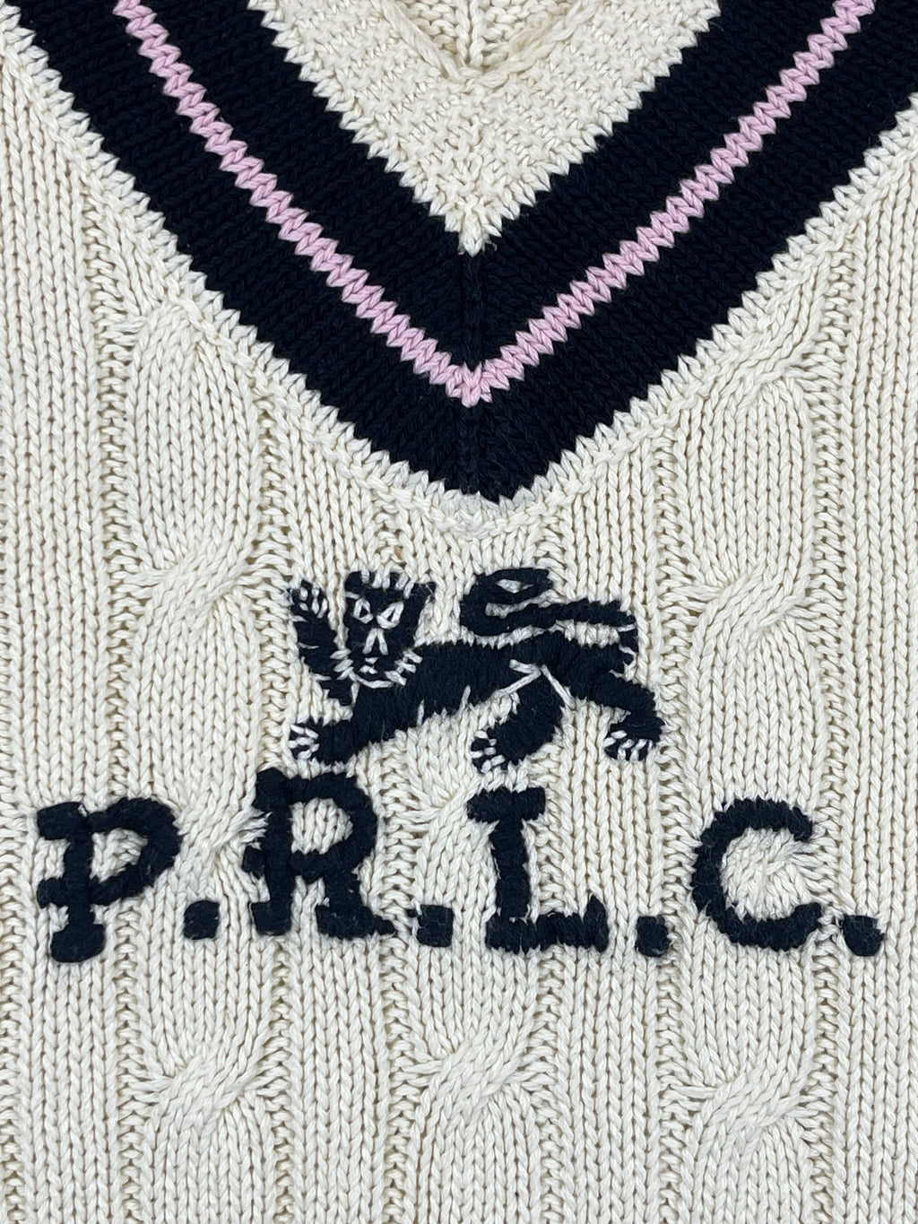 Polo Ralph Lauren P.R.L.C. Crest Cricket Sweater (Vintage)