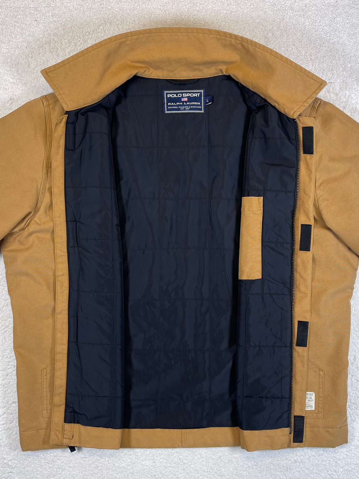 Ralph Lauren Polo Sport Vintage Lined Canvas Workwear Jacket L