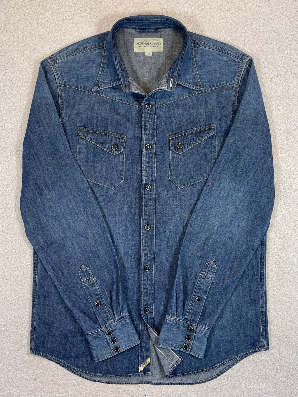 Ralph Lauren Denim & Supply Vintage Western Denim Shirt