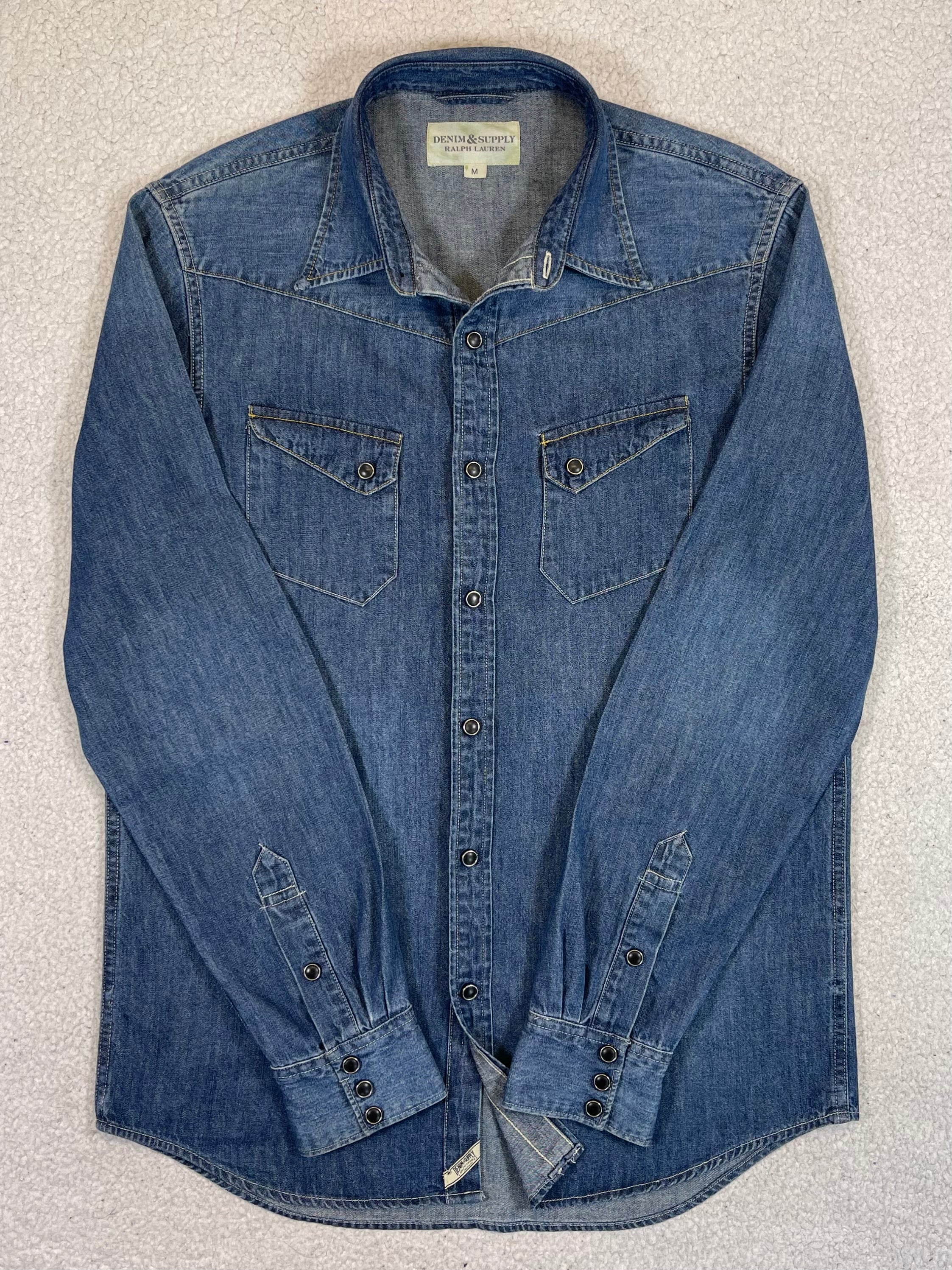 Ralph Lauren Denim & Supply Vintage Western Denim Shirt