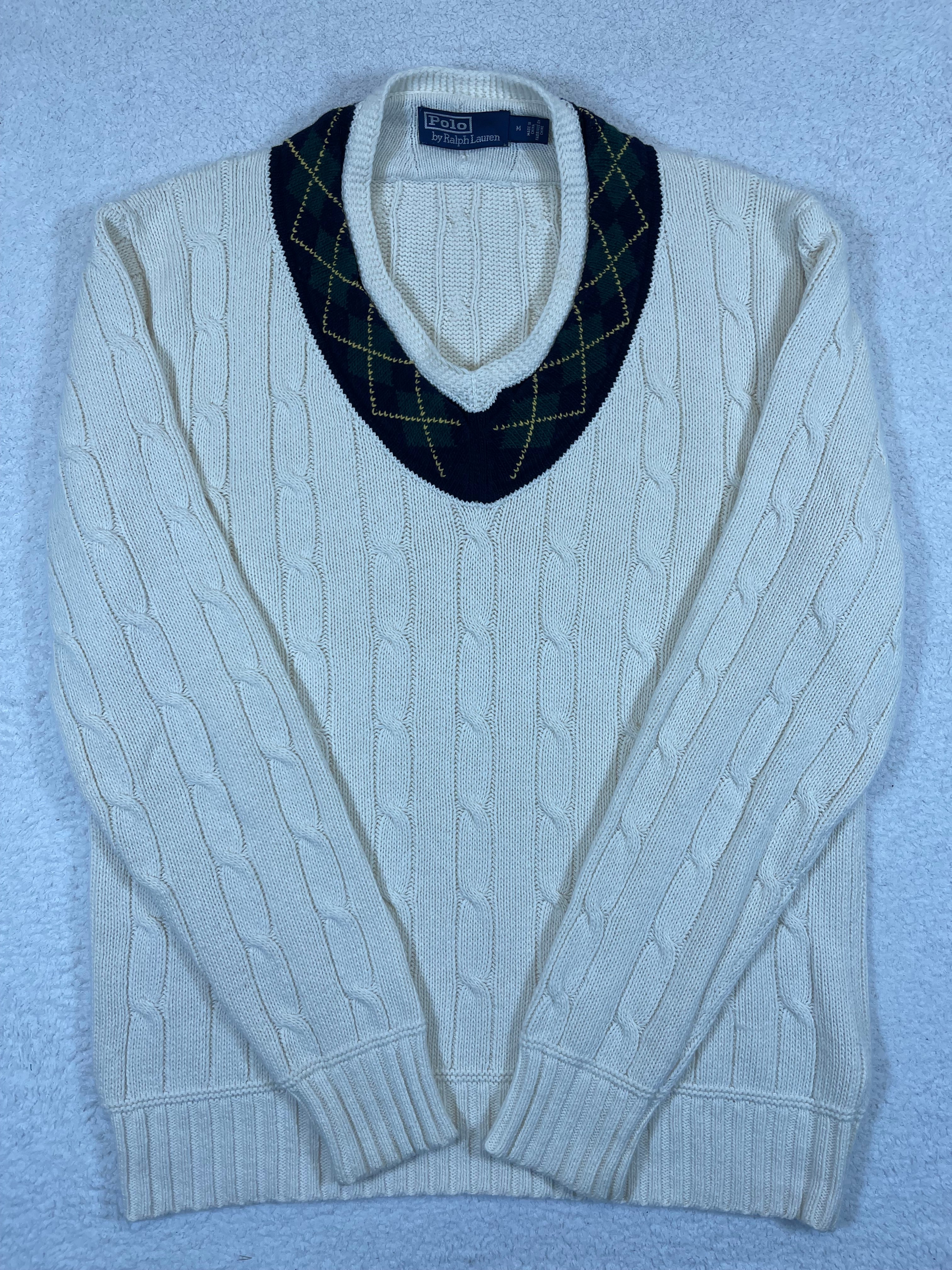 Polo by Ralph Lauren Iconic Cotton & Cashmere Cricket Sweater