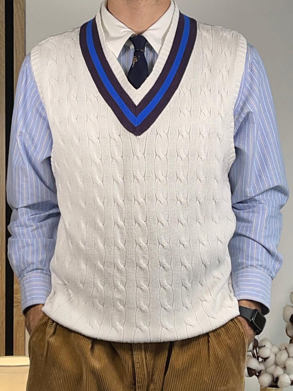 Polo by Ralph Lauren Vintage Cotton Cricket Sweater Vest