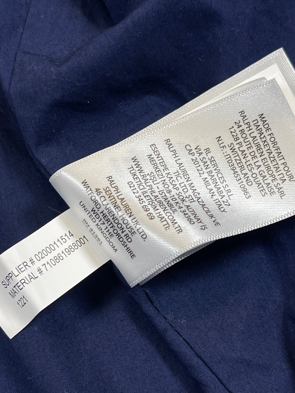Polo Ralph Lauren Linen & Stretch Cotton Bomber Jacket S