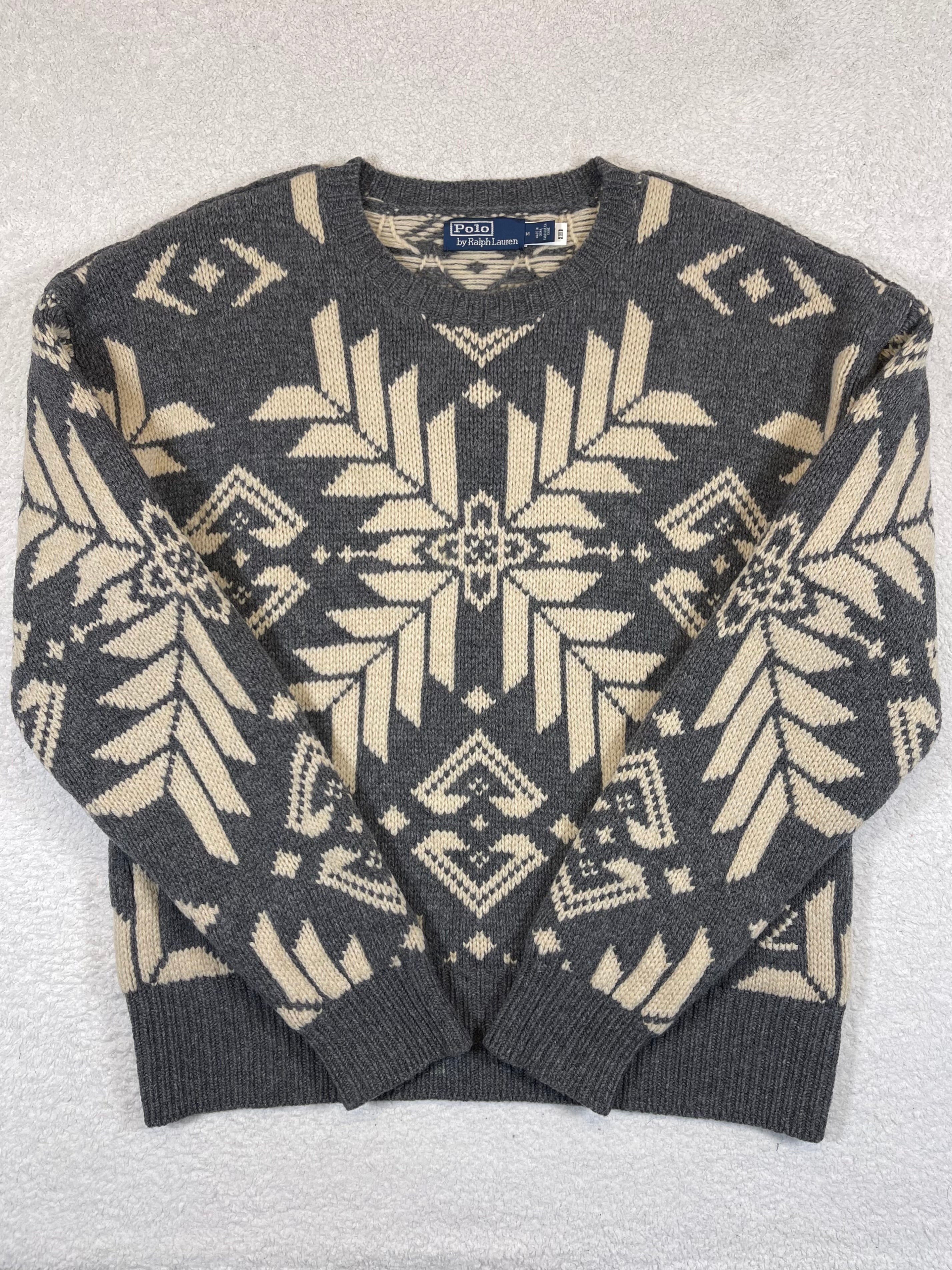Polo by Ralph Lauren Snowflake Intarsia Wool Sweater (2022)