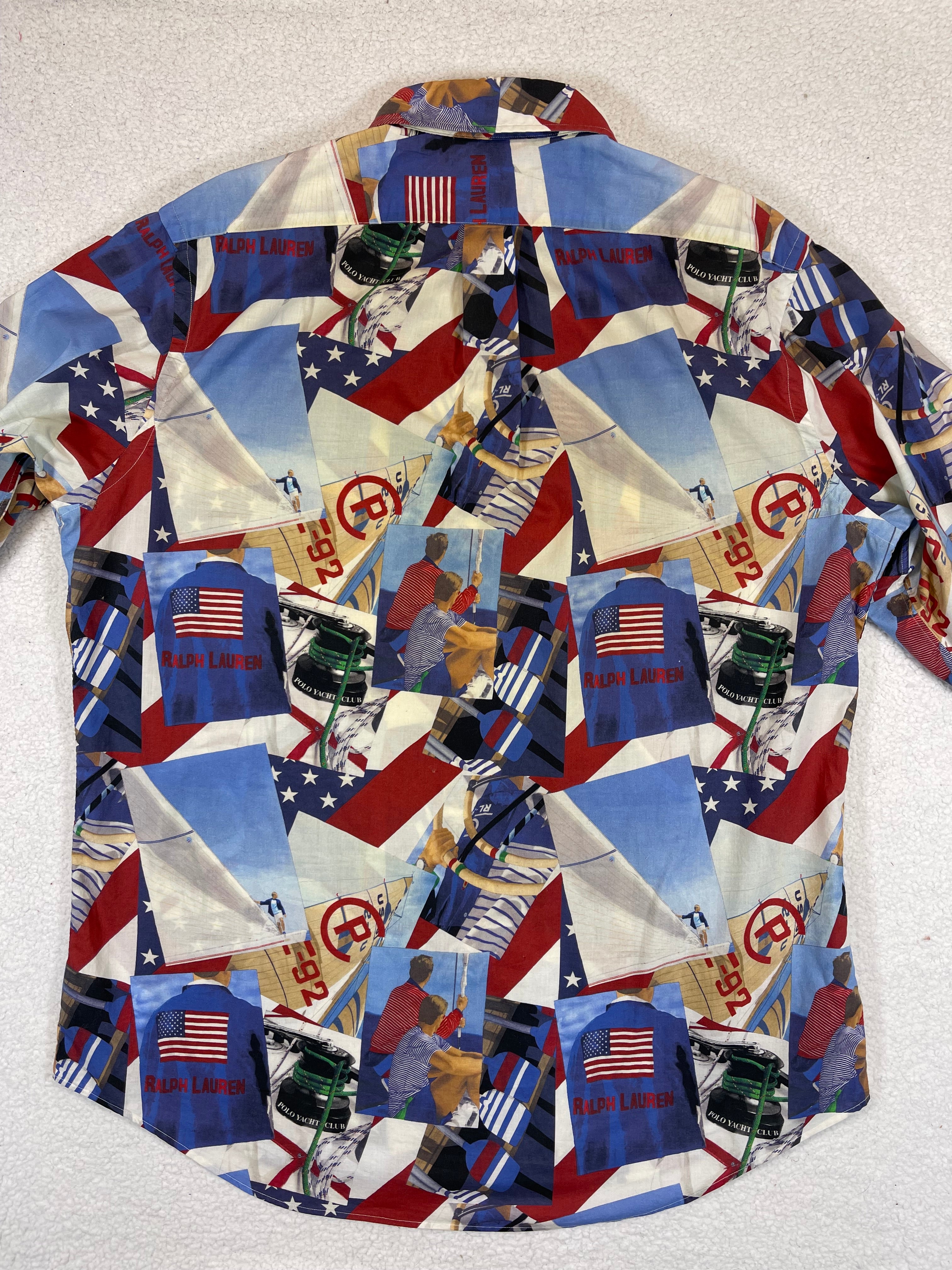 Ralph Lauren CP RL-92 Patchwork Poplin Shirt