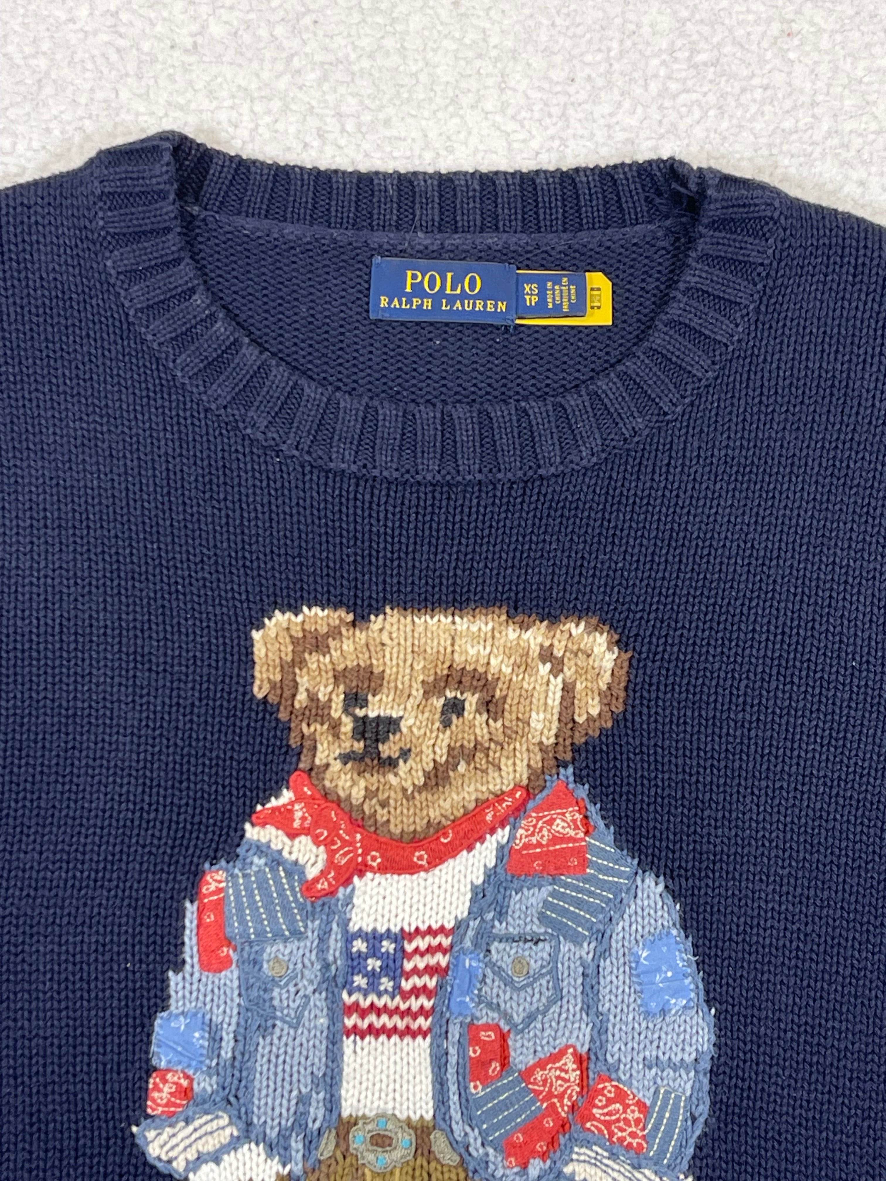 Polo Ralph Lauren Bandana Polo Bear Cotton Sweater (2021)