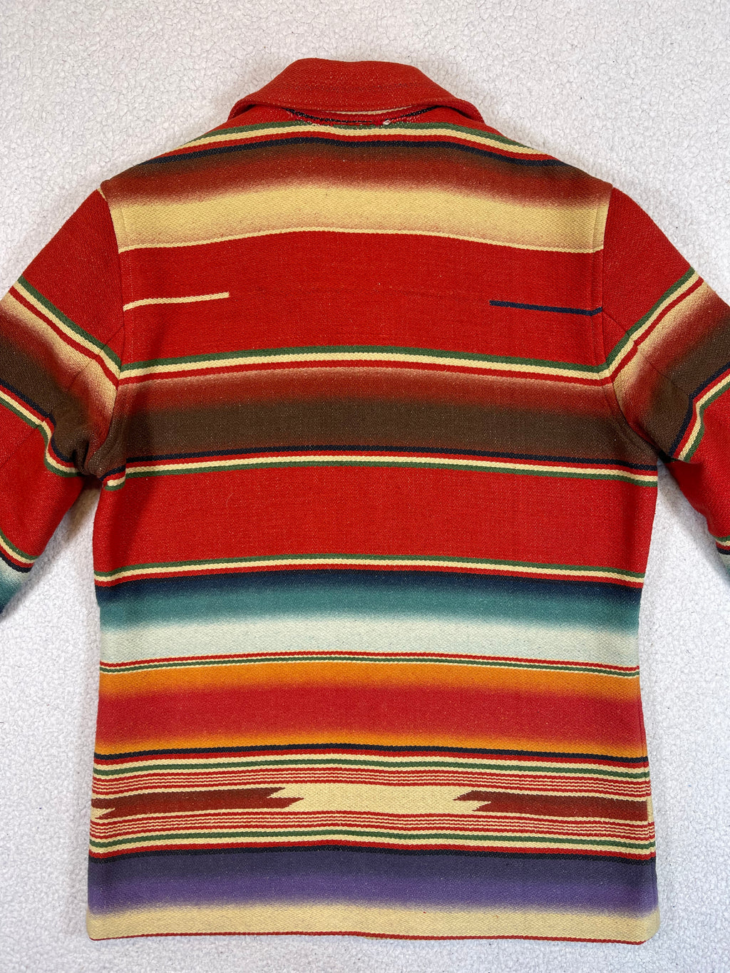 Veste de travail Ralph Lauren Country motif aztèque (Vintage années 90, Fabriquée aux États-Unis)