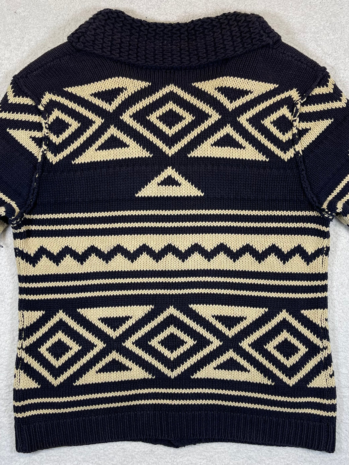 Ralph Lauren Denim & Supply Geometric Cotton Cardigan