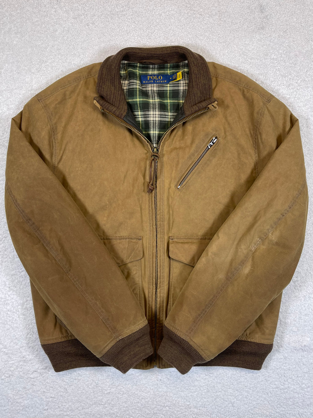 Polo Ralph Lauren Waxed Cotton Bomber Jacket (2023)