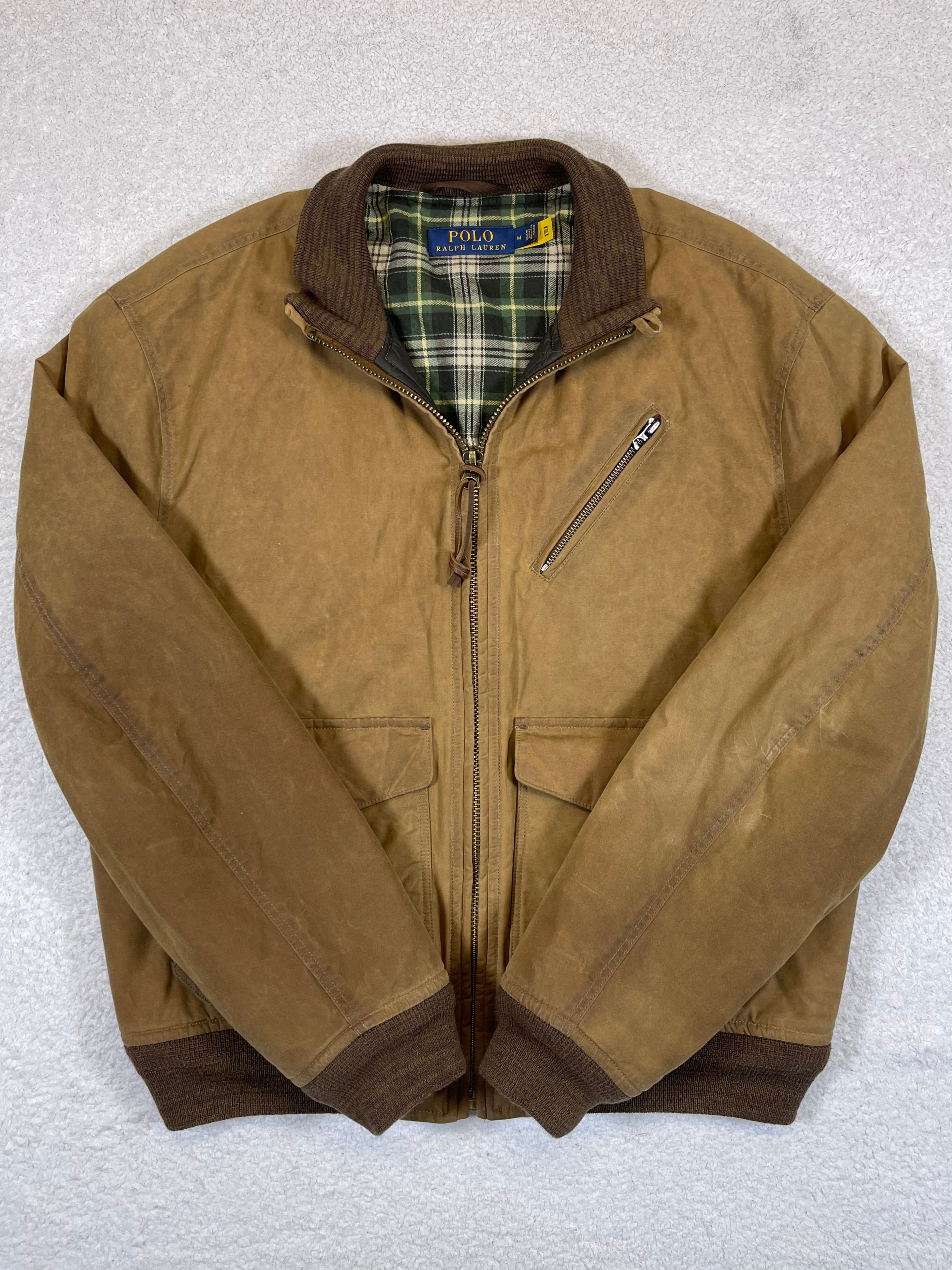 Polo Ralph Lauren Waxed Cotton Bomber Jacket (2023)