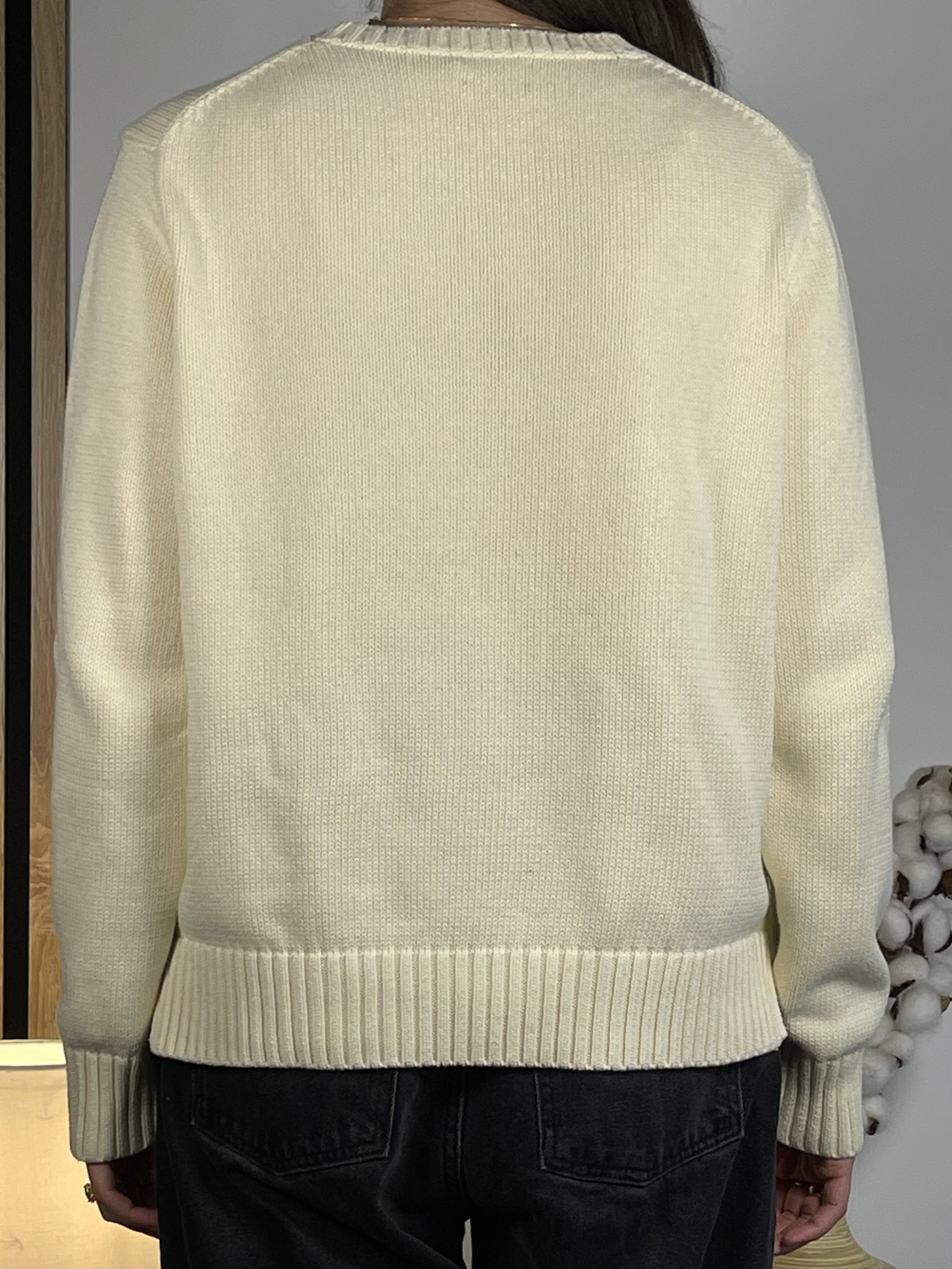 Polo Ralph Lauren Sled Polo Bear Cotton Sweater