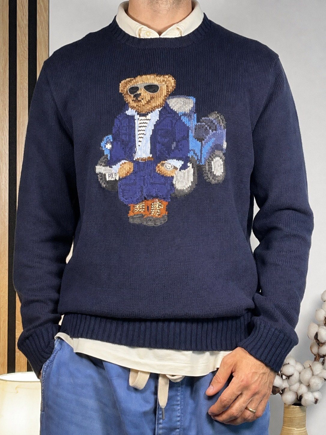 Polo by Ralph Lauren Polo Bear 4x4 Cotton Sweater (2023)