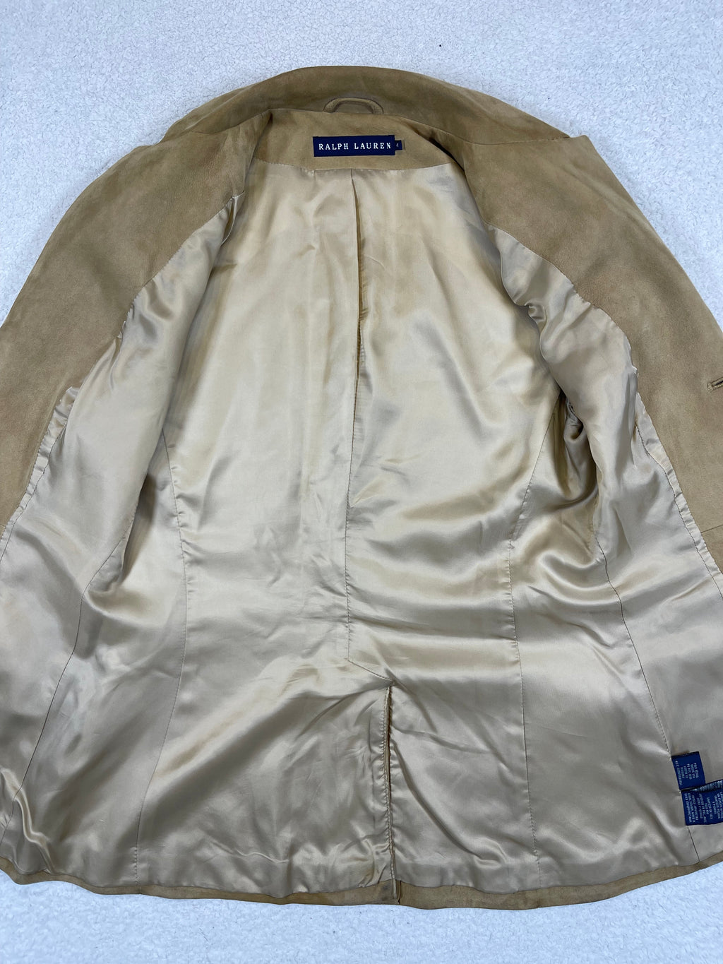 Ralph Lauren Vintage Goat Suede Blazer