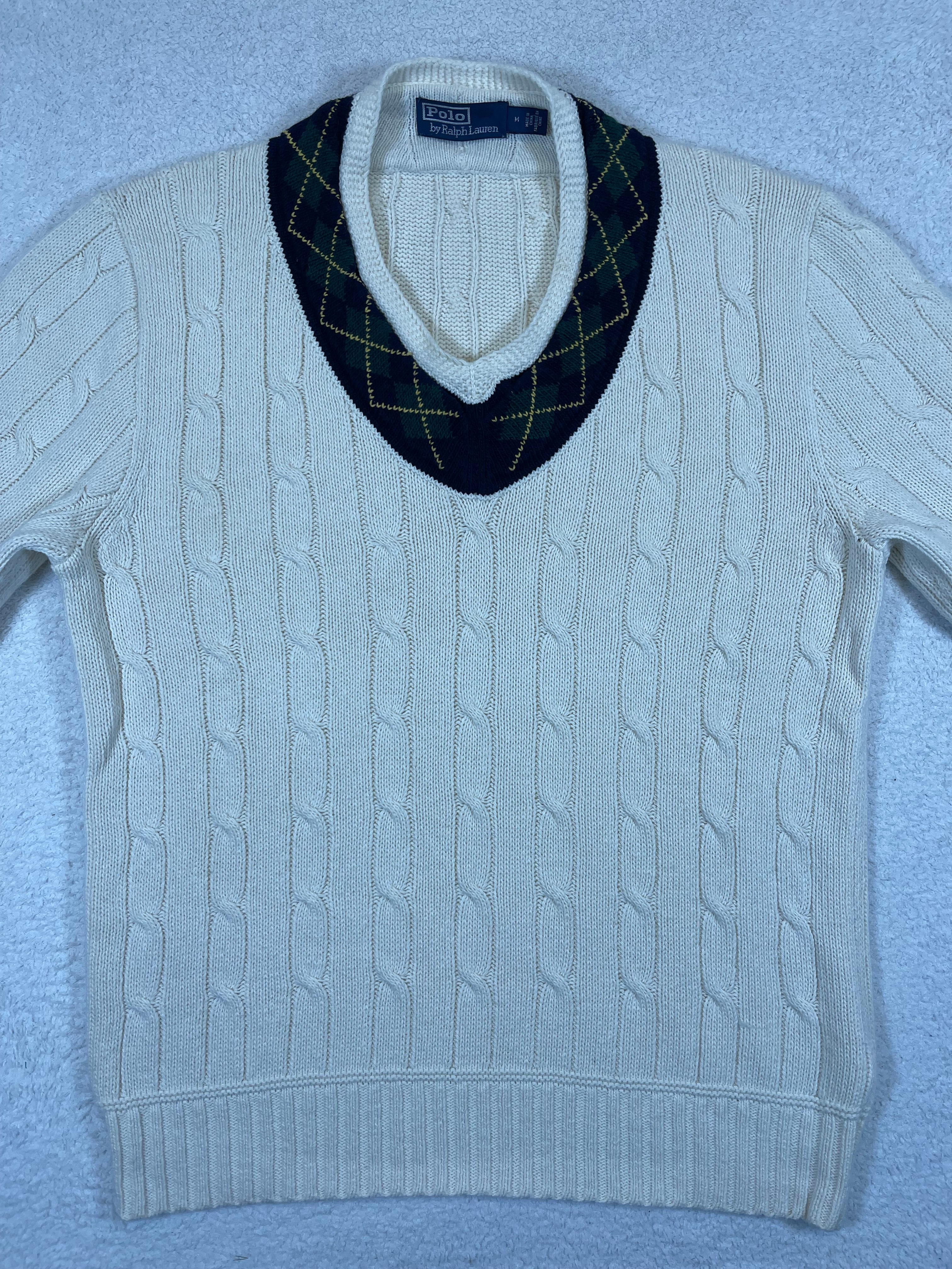 Polo by Ralph Lauren Iconic Cotton & Cashmere Cricket Sweater