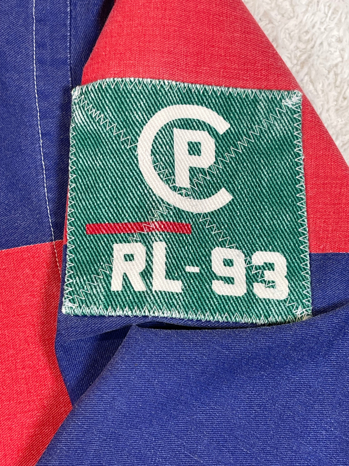 Polo by Ralph Lauren Vintage CP RL-93 Striped Rugby Shirt XL