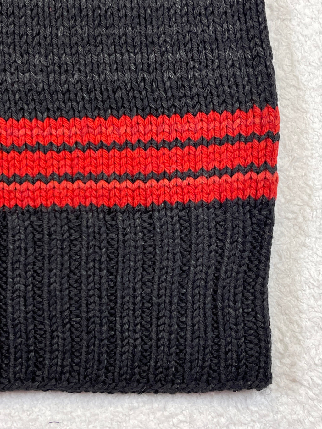 Polo by Ralph Lauren Vintage Hand-Knit Patterned Wool, Linen & Silk Turtleneck Sweater