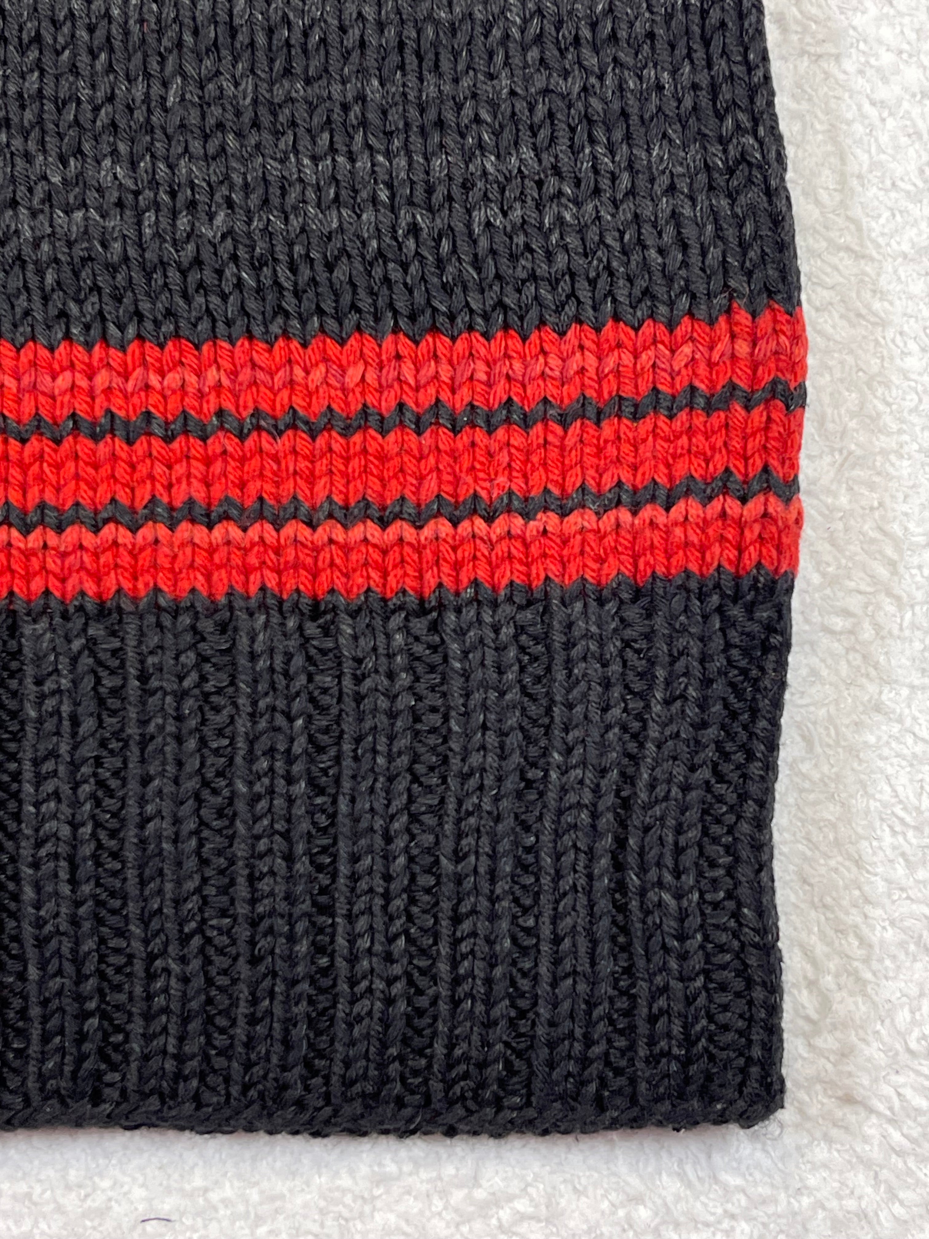Polo by Ralph Lauren Vintage Hand-Knit Patterned Wool, Linen & Silk Turtleneck Sweater
