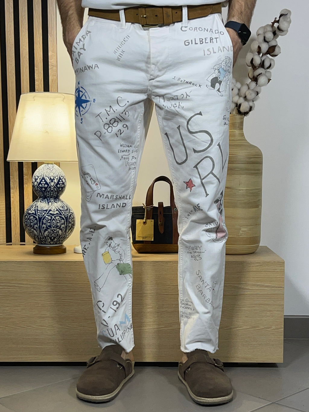 Polo Ralph Lauren Limited Edition Graphic Chino Trousers