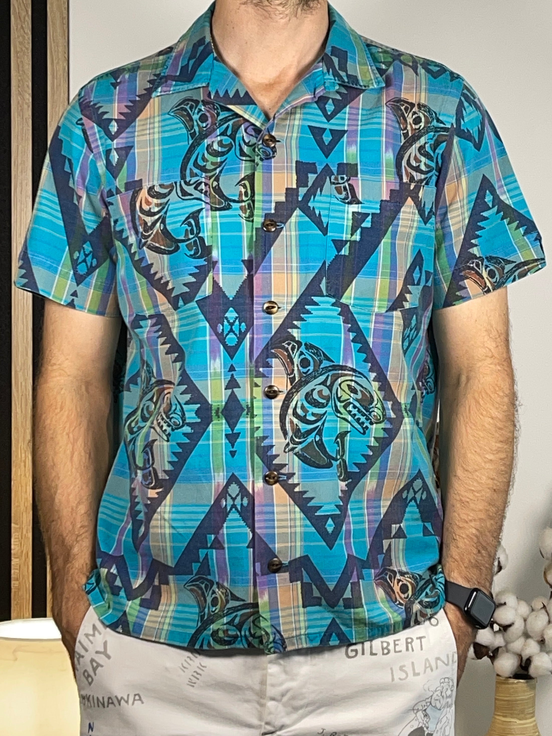 Polo Ralph Lauren Aztec Safari Cotton Shirt (Vintage)