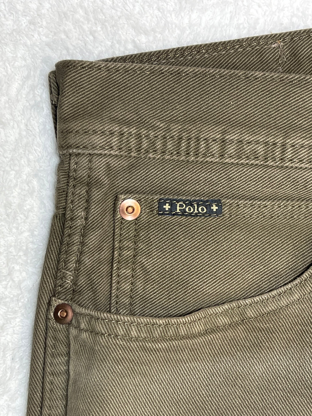 Polo Ralph Lauren × Naiomi Glasses Garment-Dyed Heritage Rider Jeans (2023)