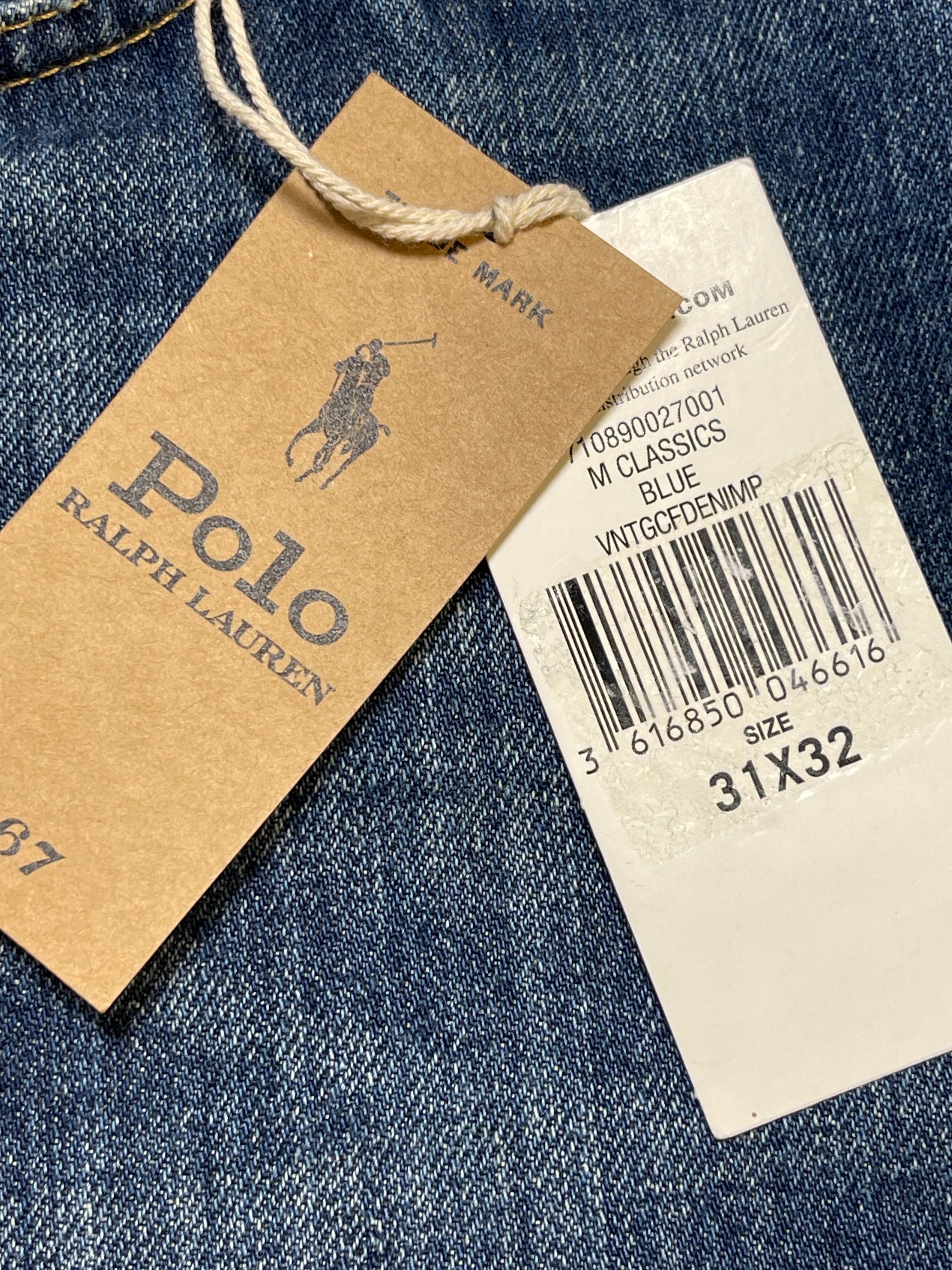 Polo Ralph Lauren Expedition Vintage Classic Fit Aged Denim Jeans (2022)