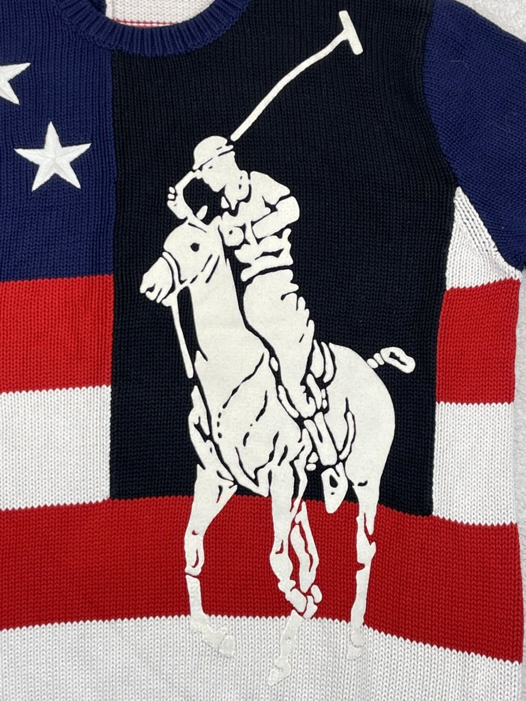 Polo Ralph Lauren Big Pony Flag Cotton Sweater
