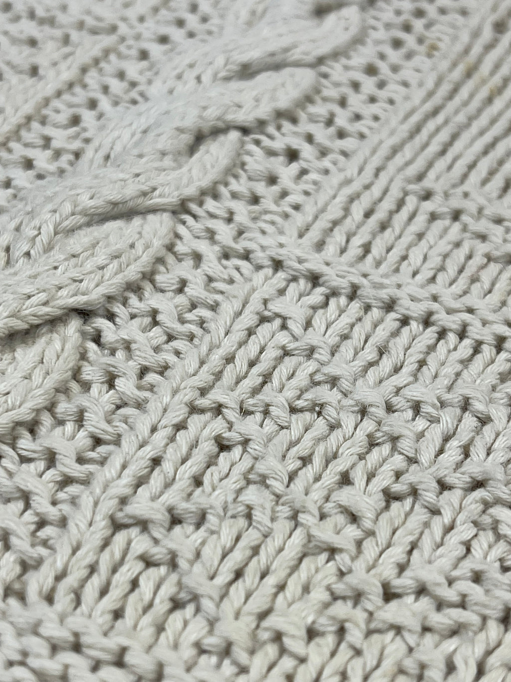 Ralph Lauren Polo Sportsman Vintage Hand-Knit Aran Anchor Sweater