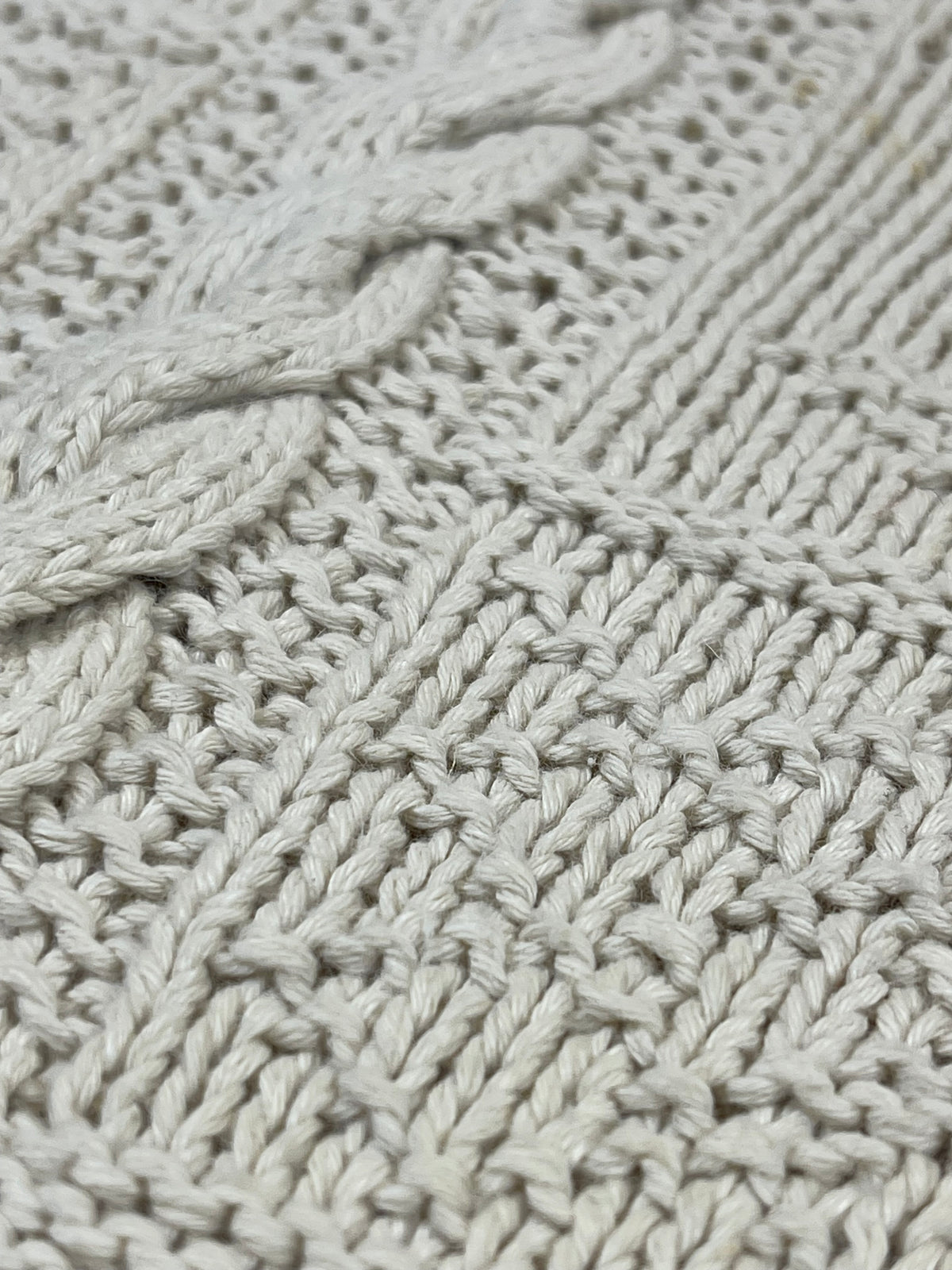 Ralph Lauren Polo Sportsman Vintage Hand-Knit Aran Anchor Sweater