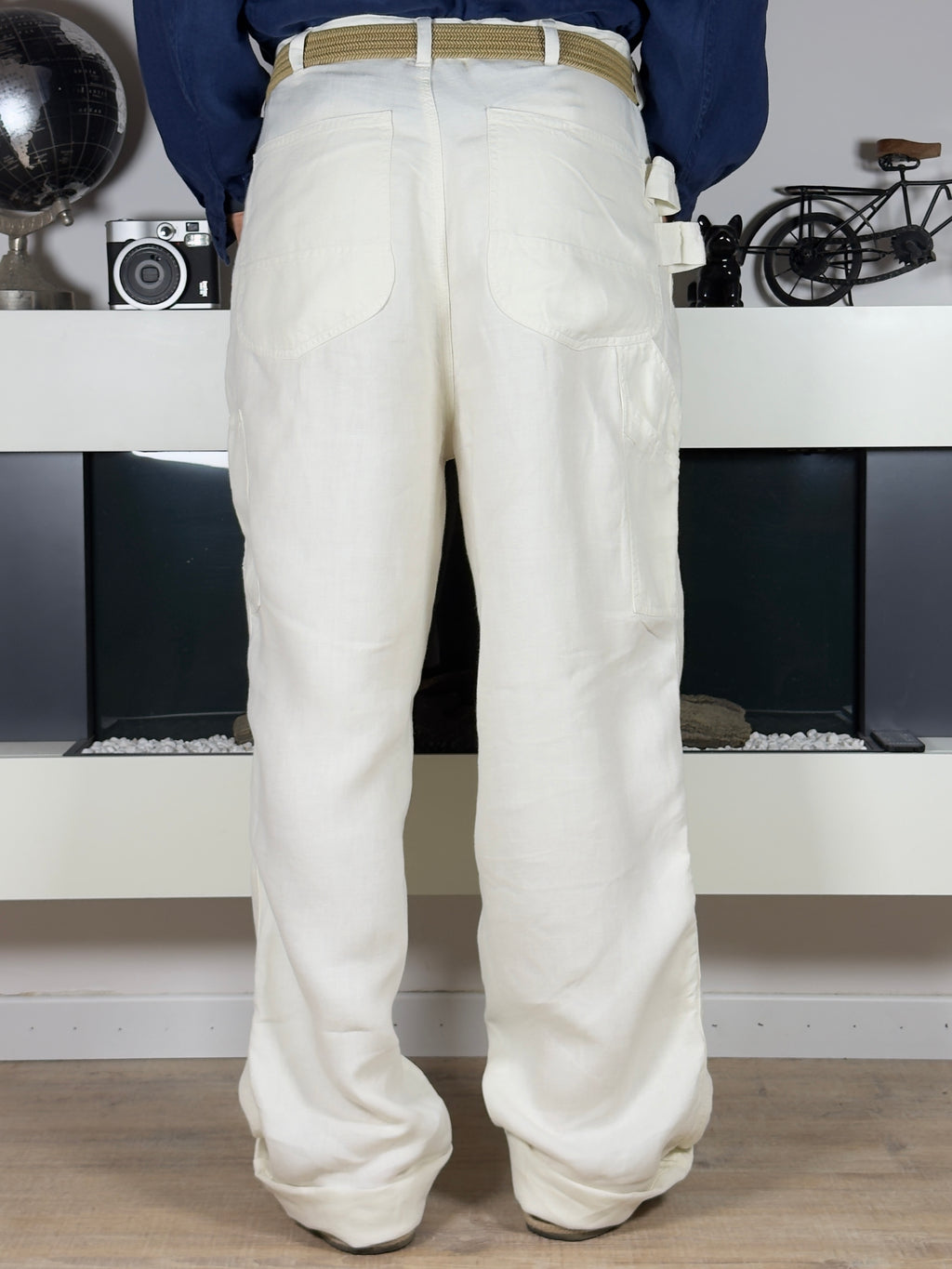 Polo Ralph Lauren Linen Carpenter Trousers (Vintage 2000s)