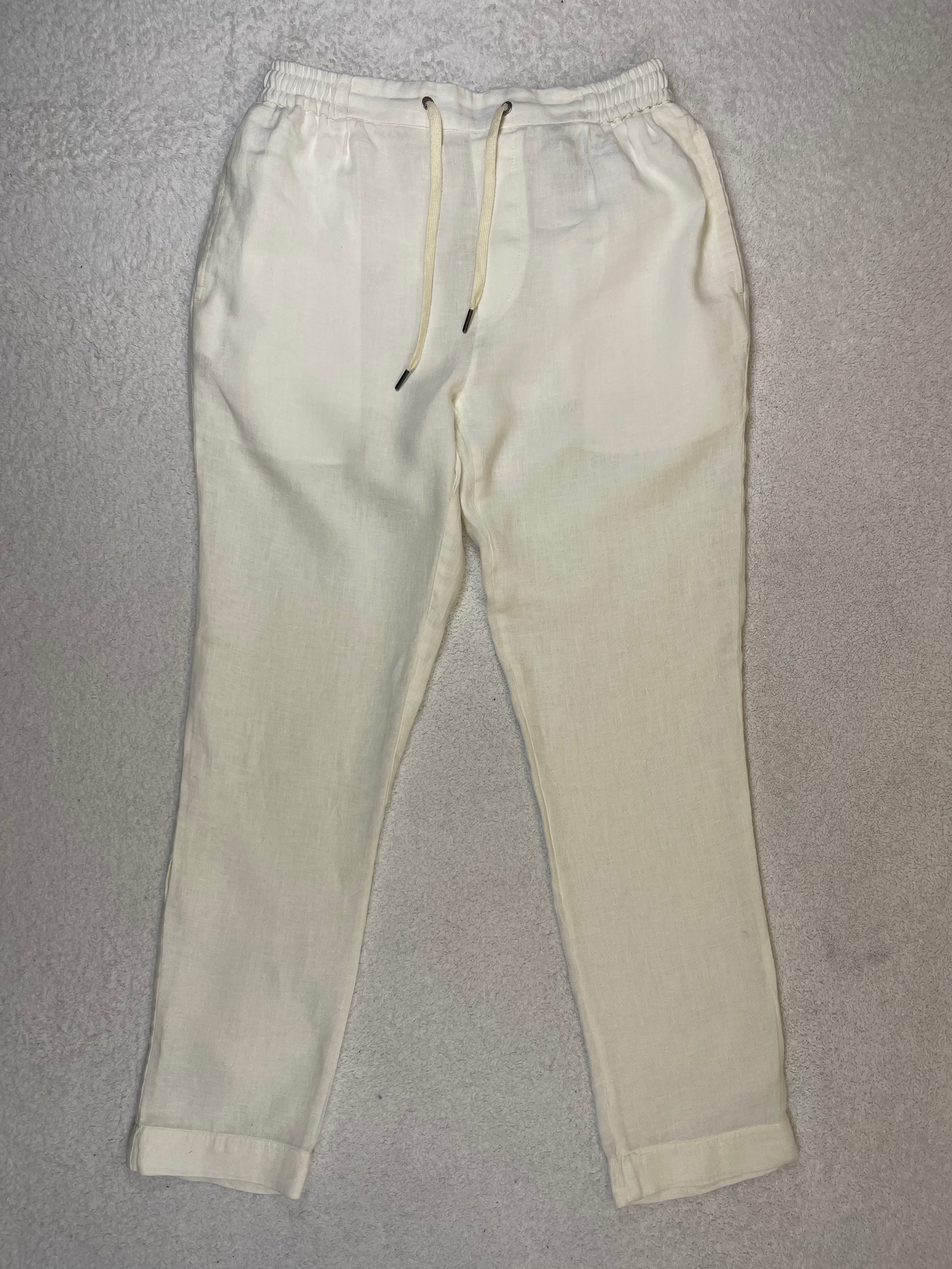 Ralph Lauren Purple Label Linen Dobby Trousers (2022)