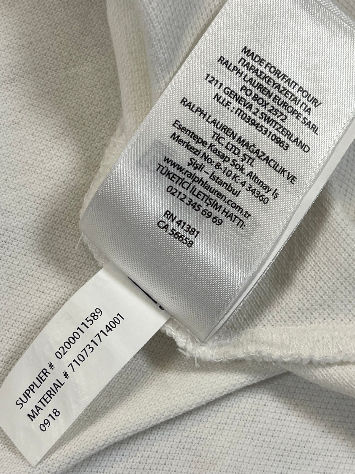 Polo Ralph Lauren Polo Bear Long-Sleeve Cotton Piqué Polo Shirt M