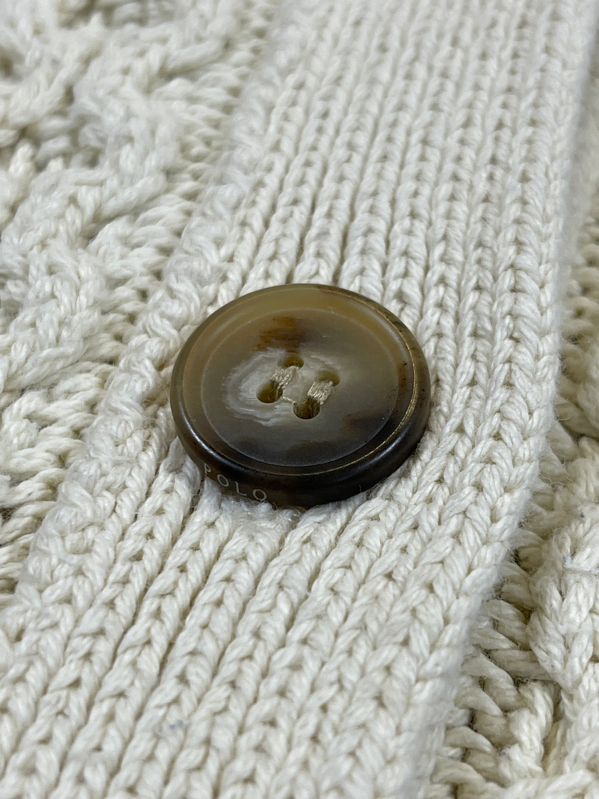 Polo Ralph Lauren Patchwork Aran-Knit Cardigan