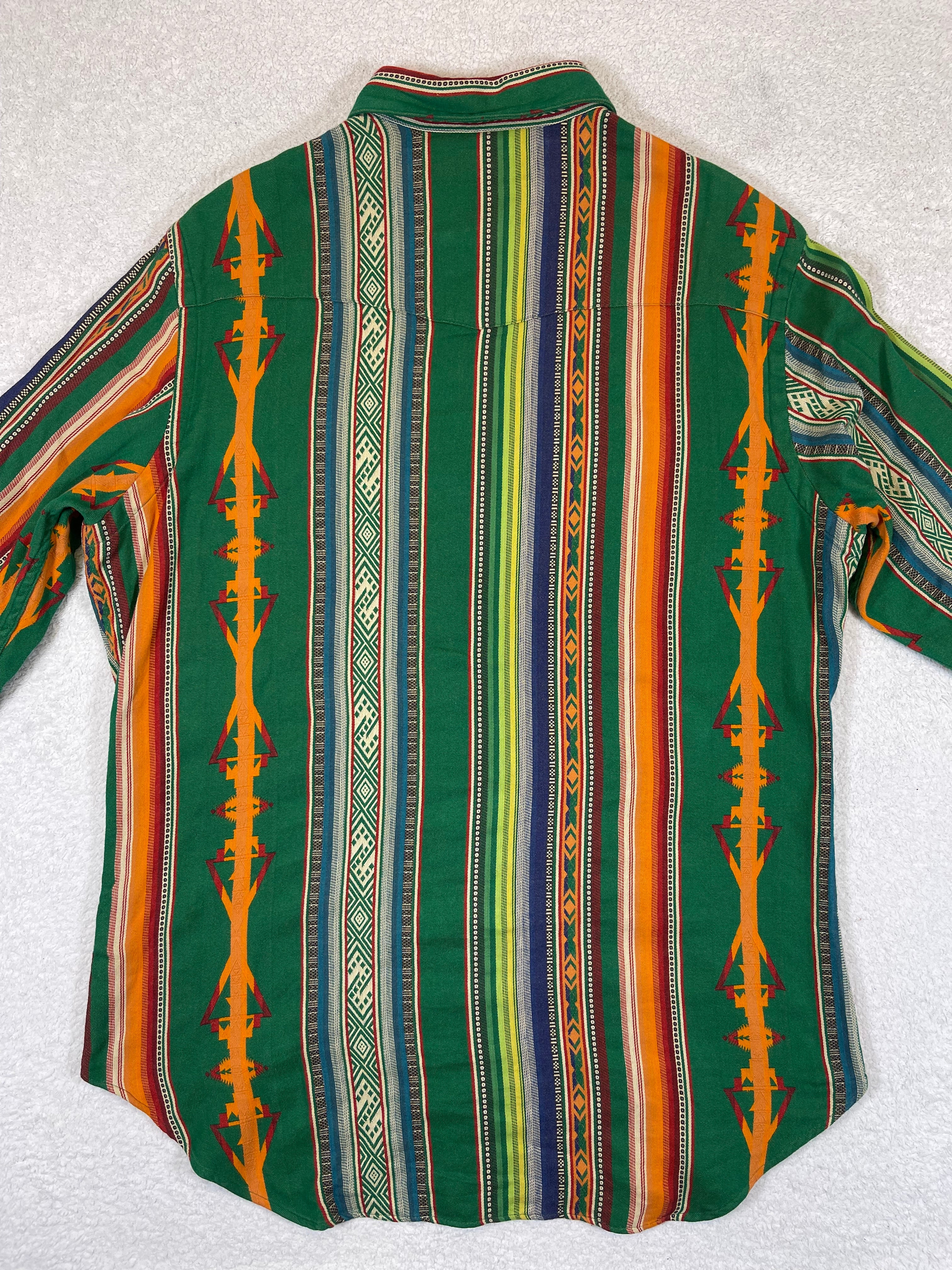 Polo by Ralph Lauren Woven Aztec Western Shirt (Vintage)