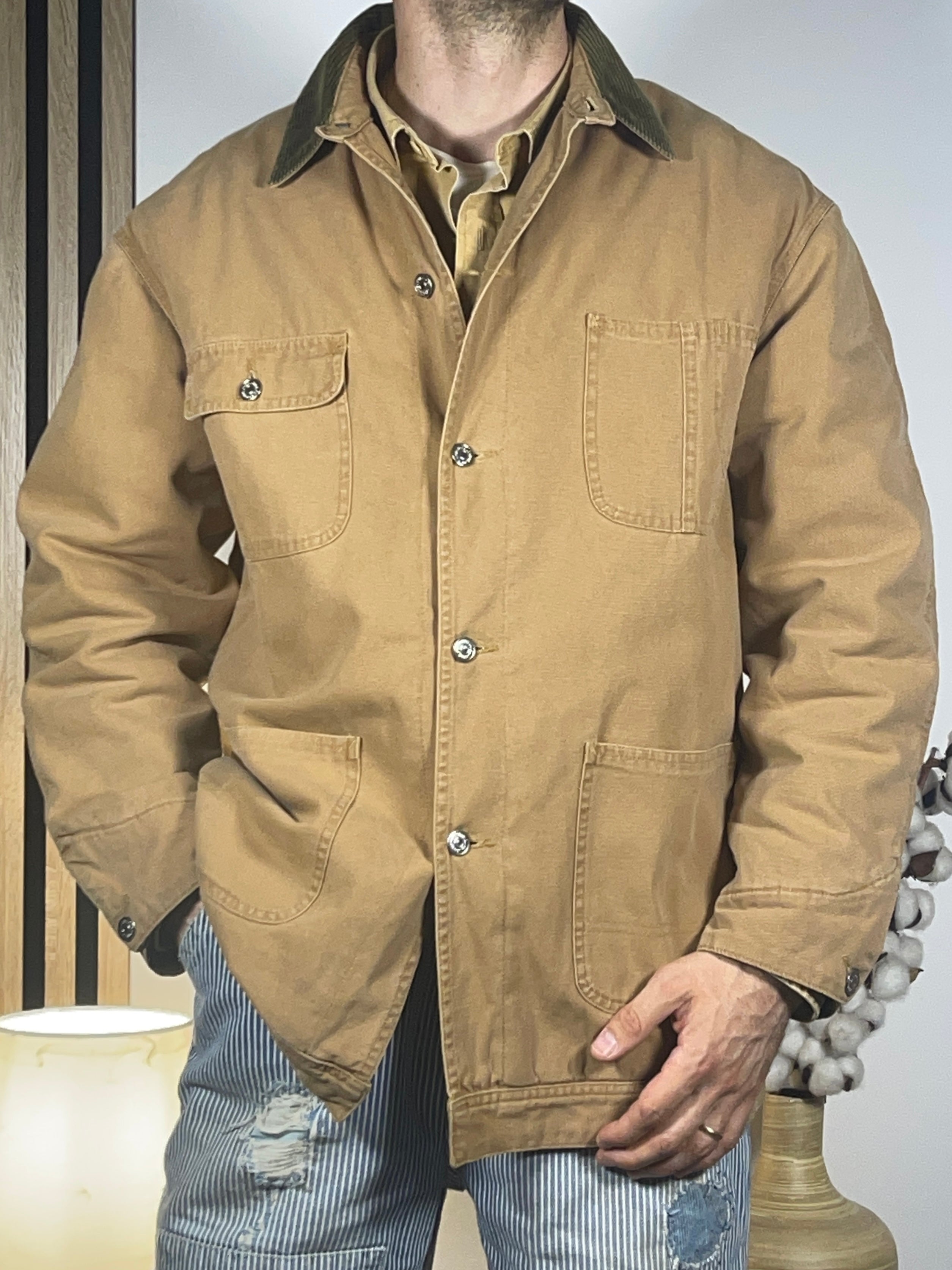 Polo Ralph Lauren Wool-Lined Canvas Workwear Jacket — Made in USA (Vintage 2000s)