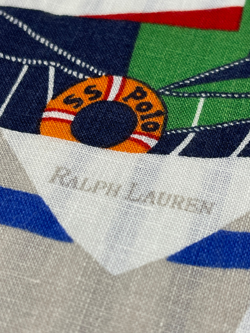 Polo Ralph Lauren CP RL-93 Patchwork-Leinenhemd