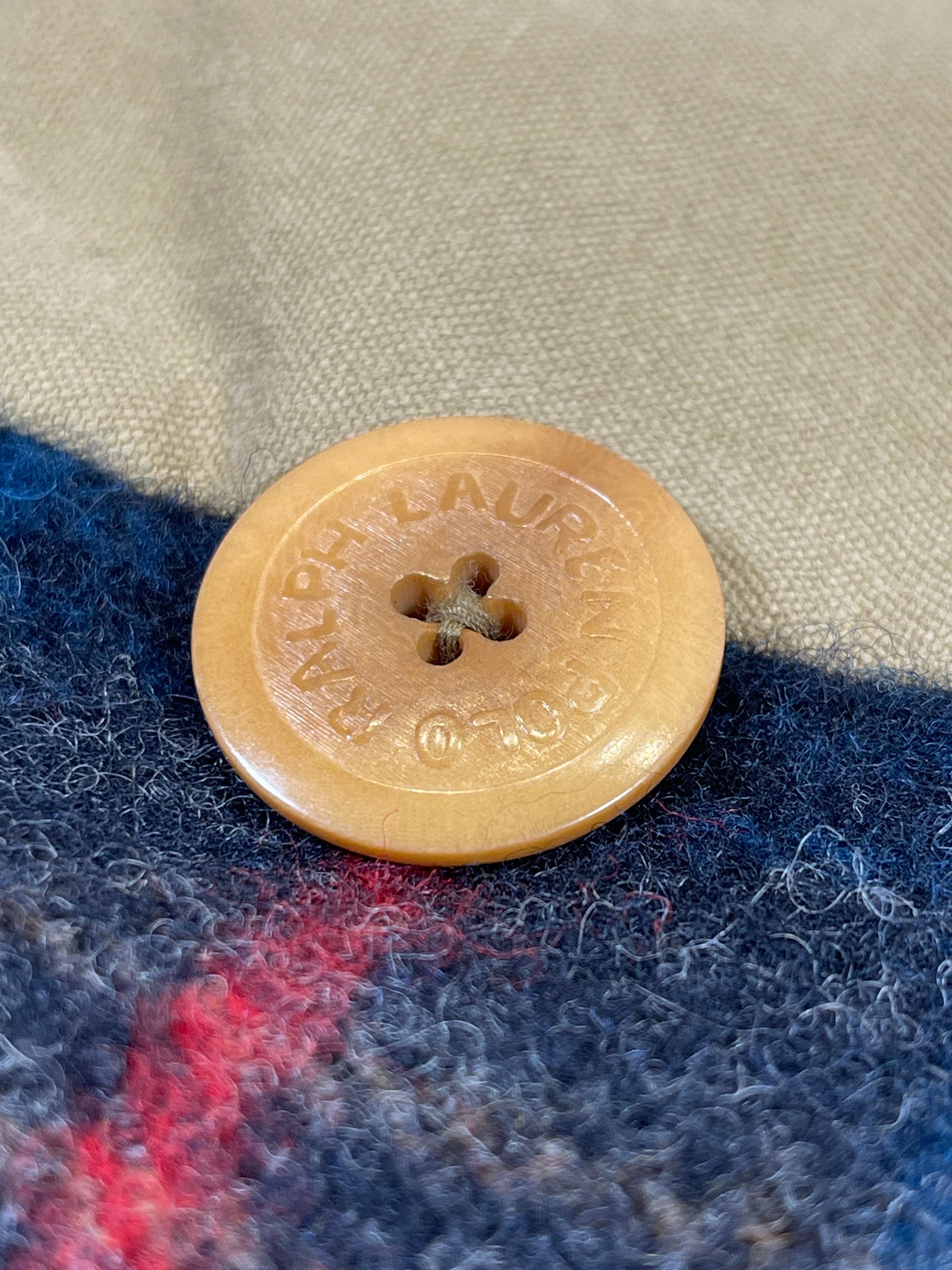 Polo by Ralph Lauren Vintage Shearling-Collar Canvas Ranch Coat