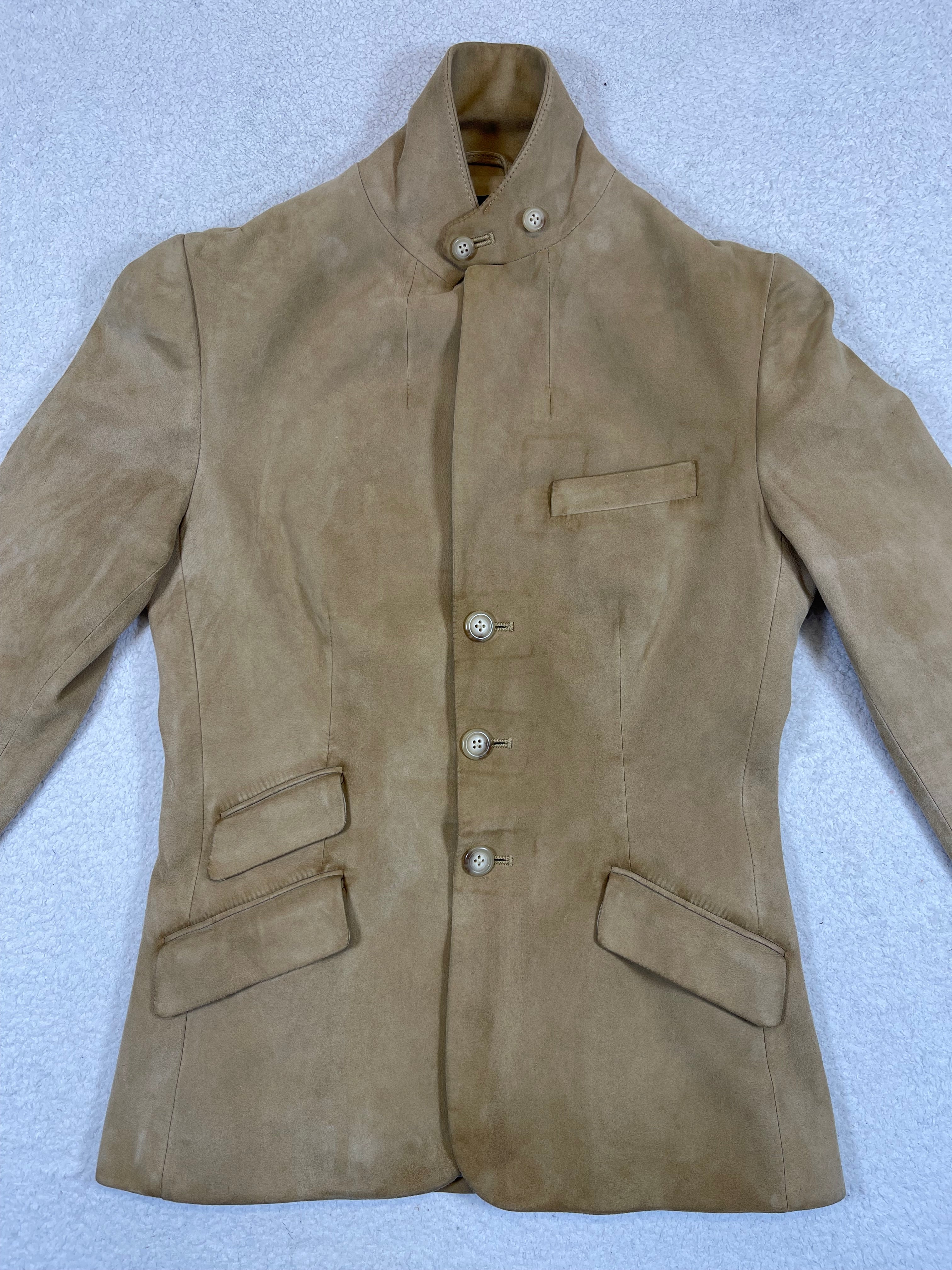 Ralph Lauren Vintage Goat Suede Blazer
