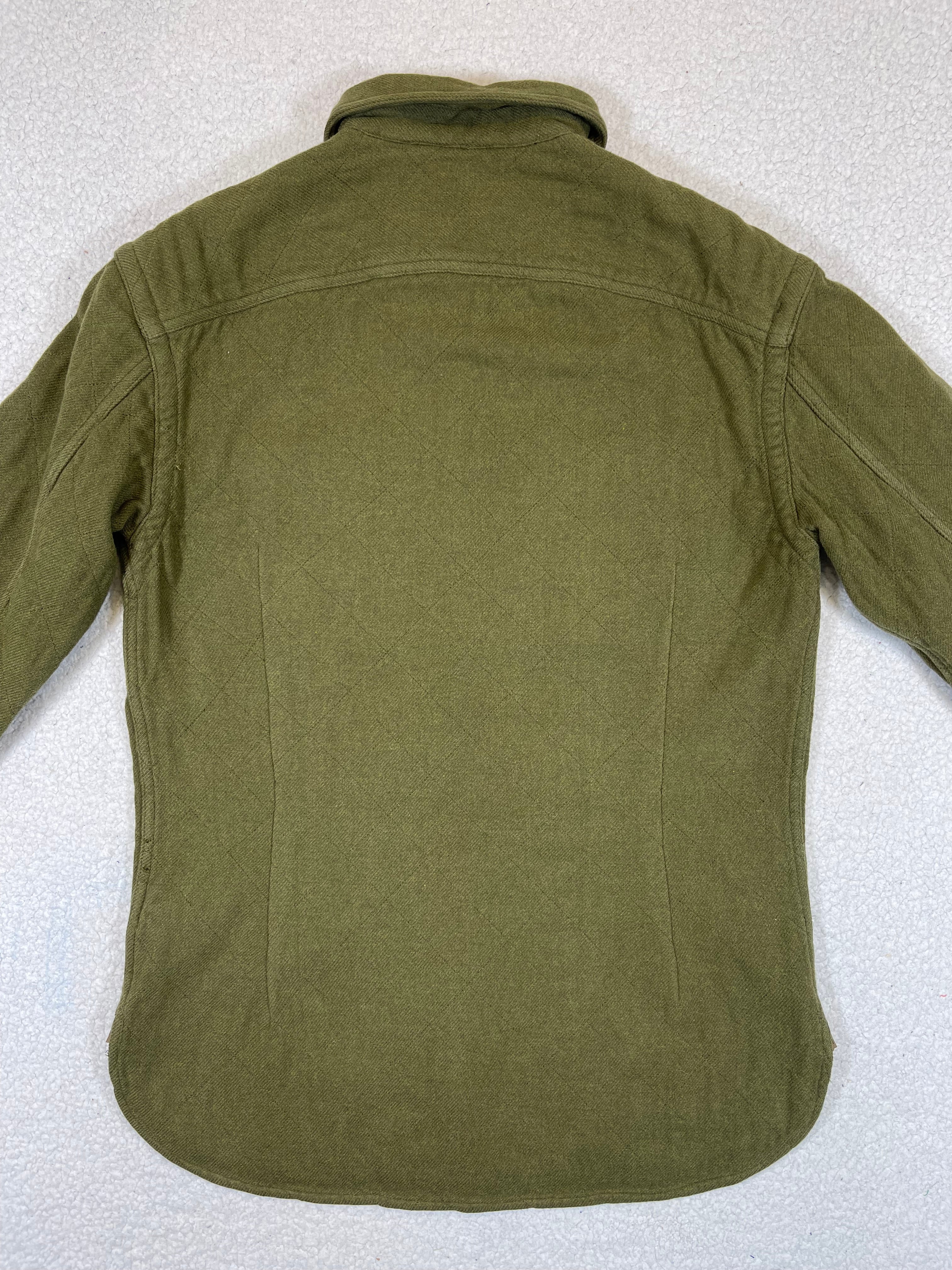 RRL Double RL Quilted Jacquard Overshirt