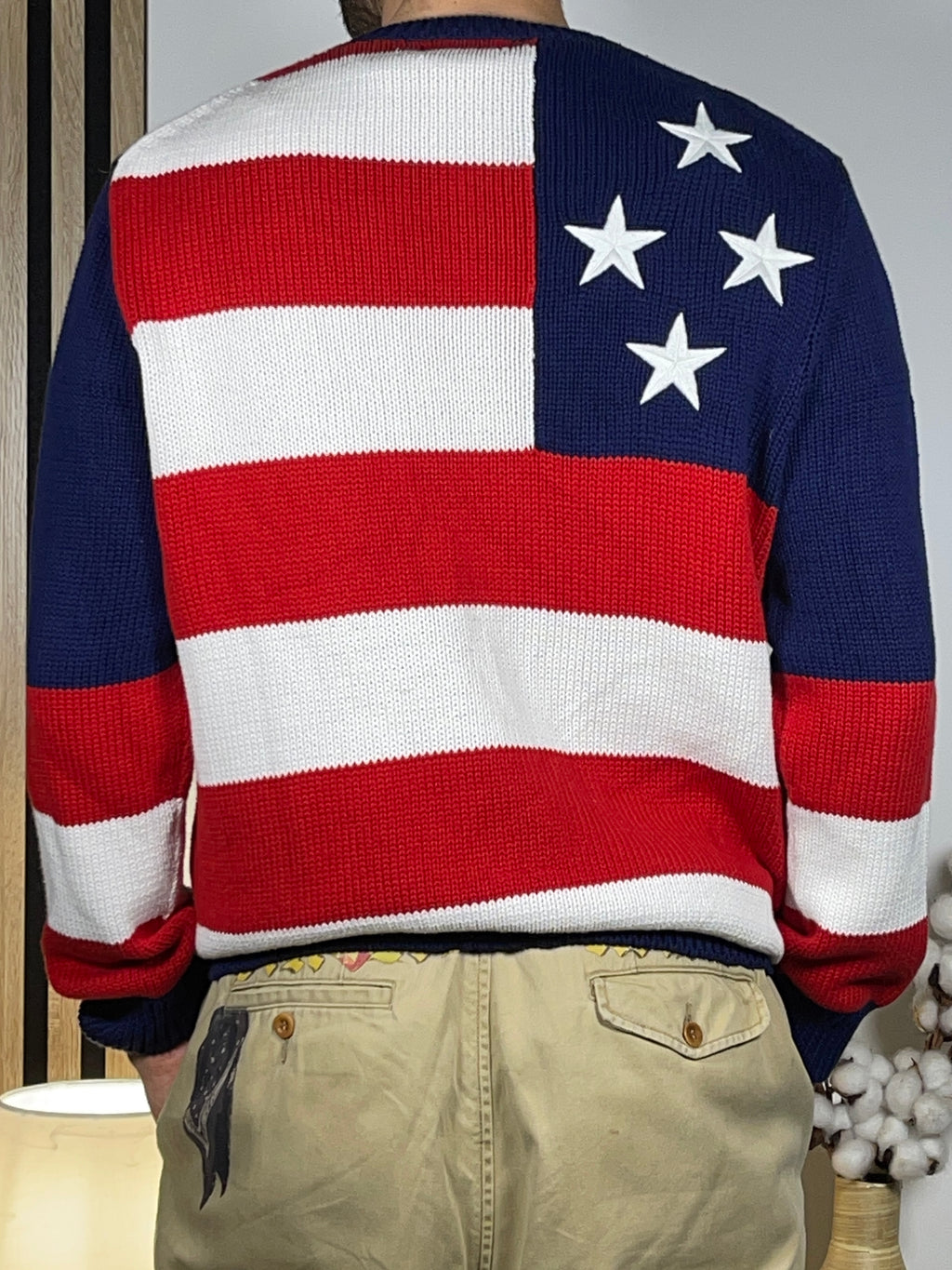 Polo Ralph Lauren Big Pony Flag Cotton Sweater