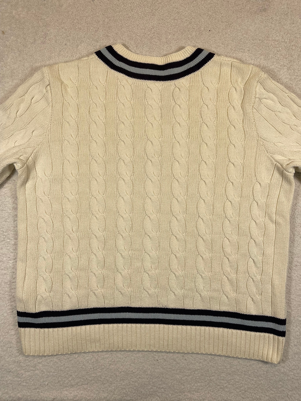 Polo Ralph Lauren Iconic Cable-Knit Cricket Sweater (2023)