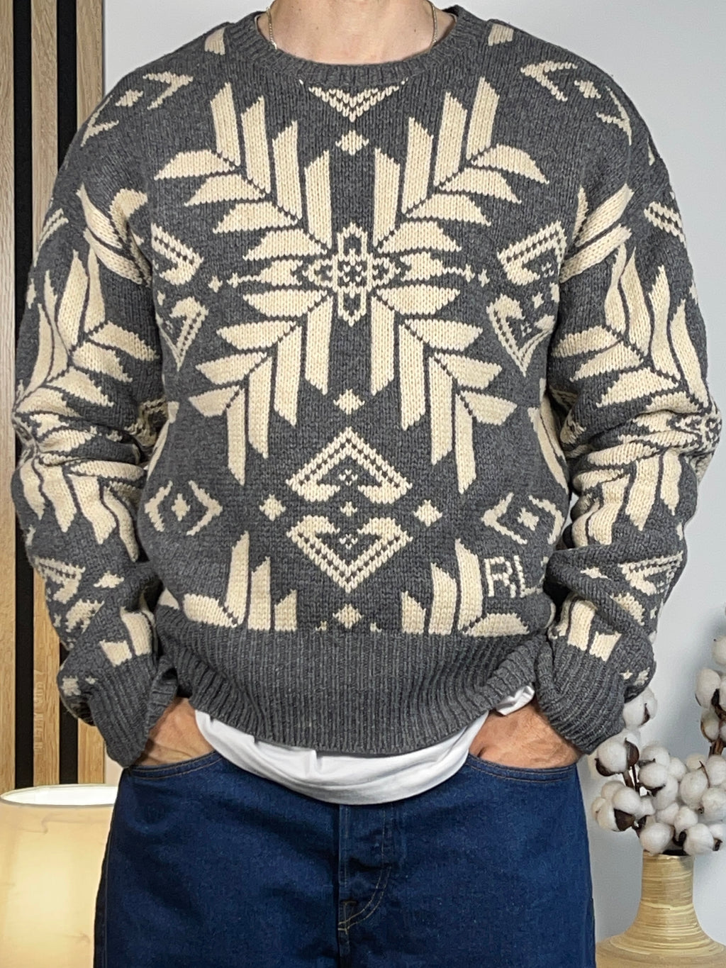 Polo by Ralph Lauren Snowflake Intarsia Wool Sweater (2022)