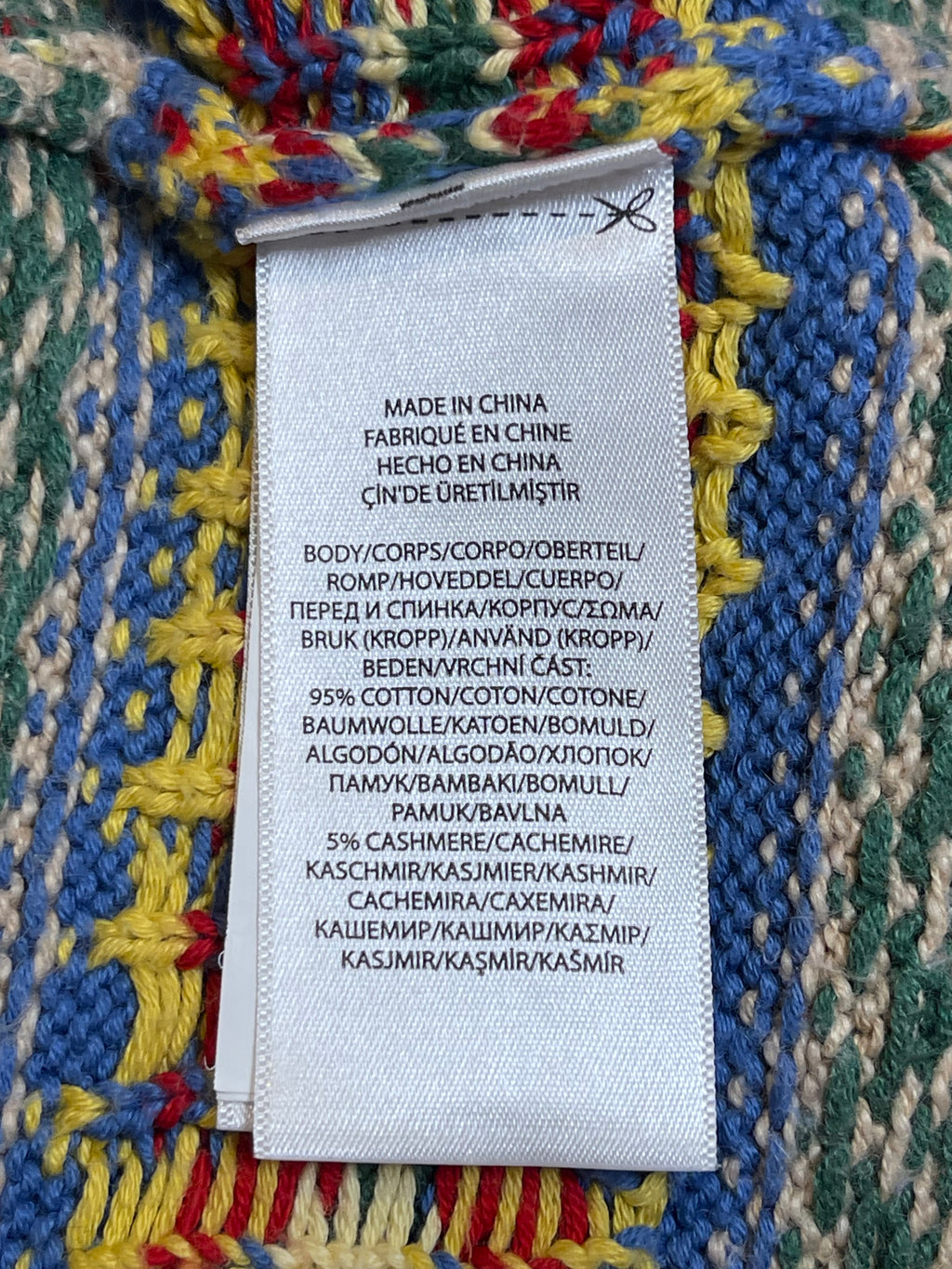 Polo by Ralph Lauren Fair Isle Cotton & Cashmere Sweater Vest (2023)