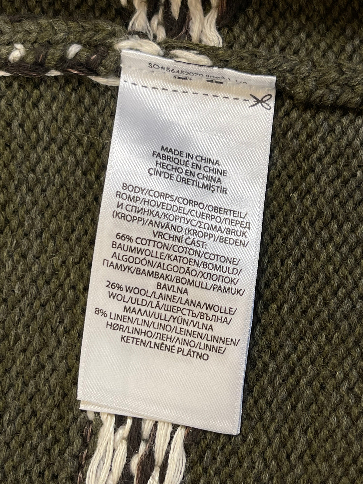 Polo Ralph Lauren Geometric Shawl-Collar Cardigan