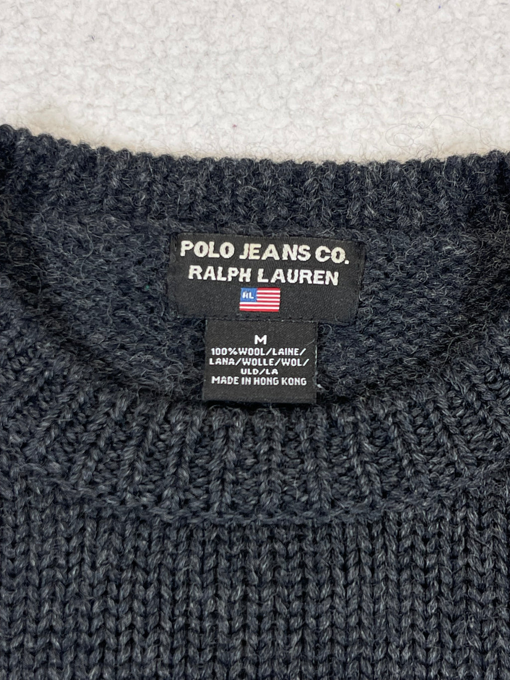 Polo Jeans Co. Ralph Lauren USA Wool Sweater (Vintage)