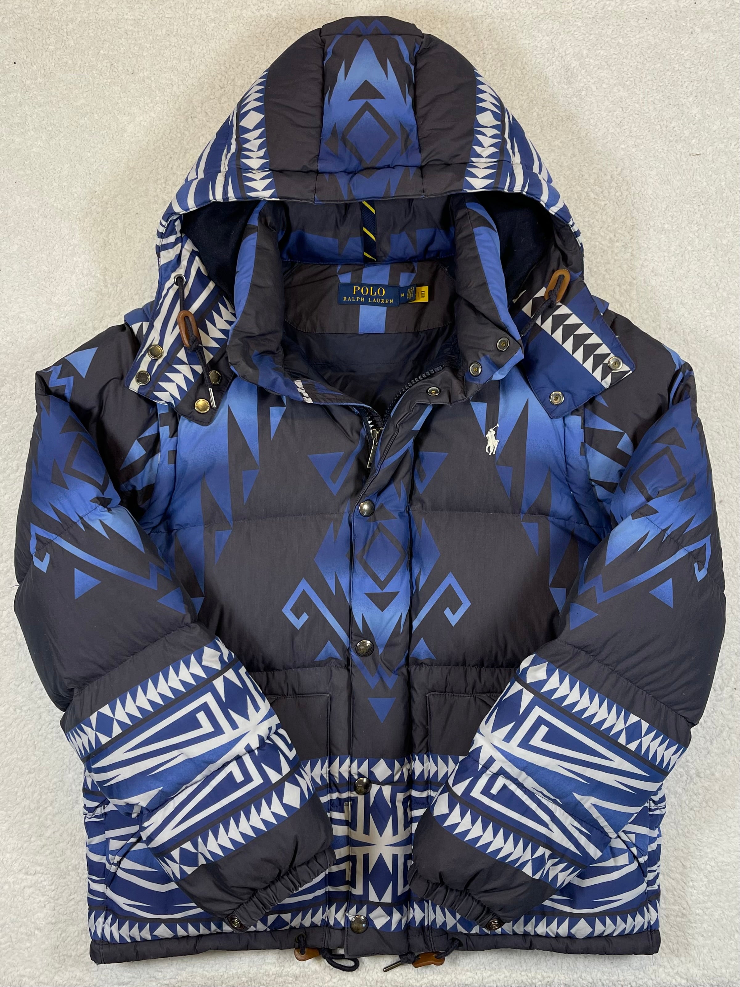 Polo Ralph Lauren Convertible Aztec Water-Repellent Down Jacket (2022)