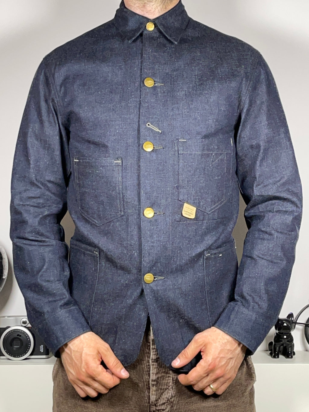 RRL Double RL Limited Edition Denim Engineer Coat