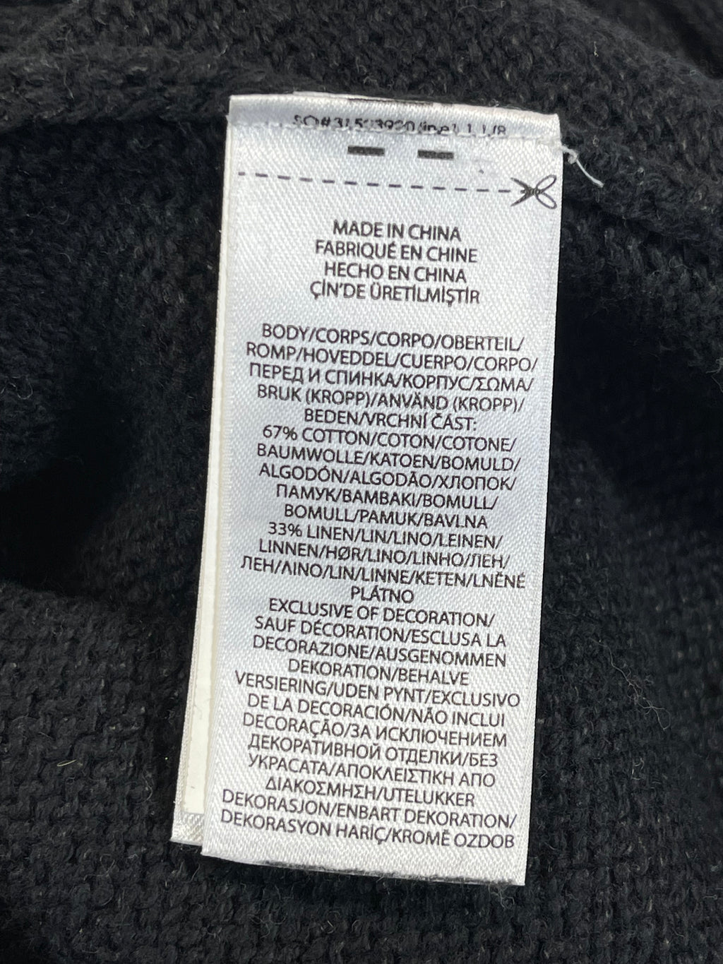Polo Ralph Lauren Polo Bear Skier Cotton & Linen Sweater